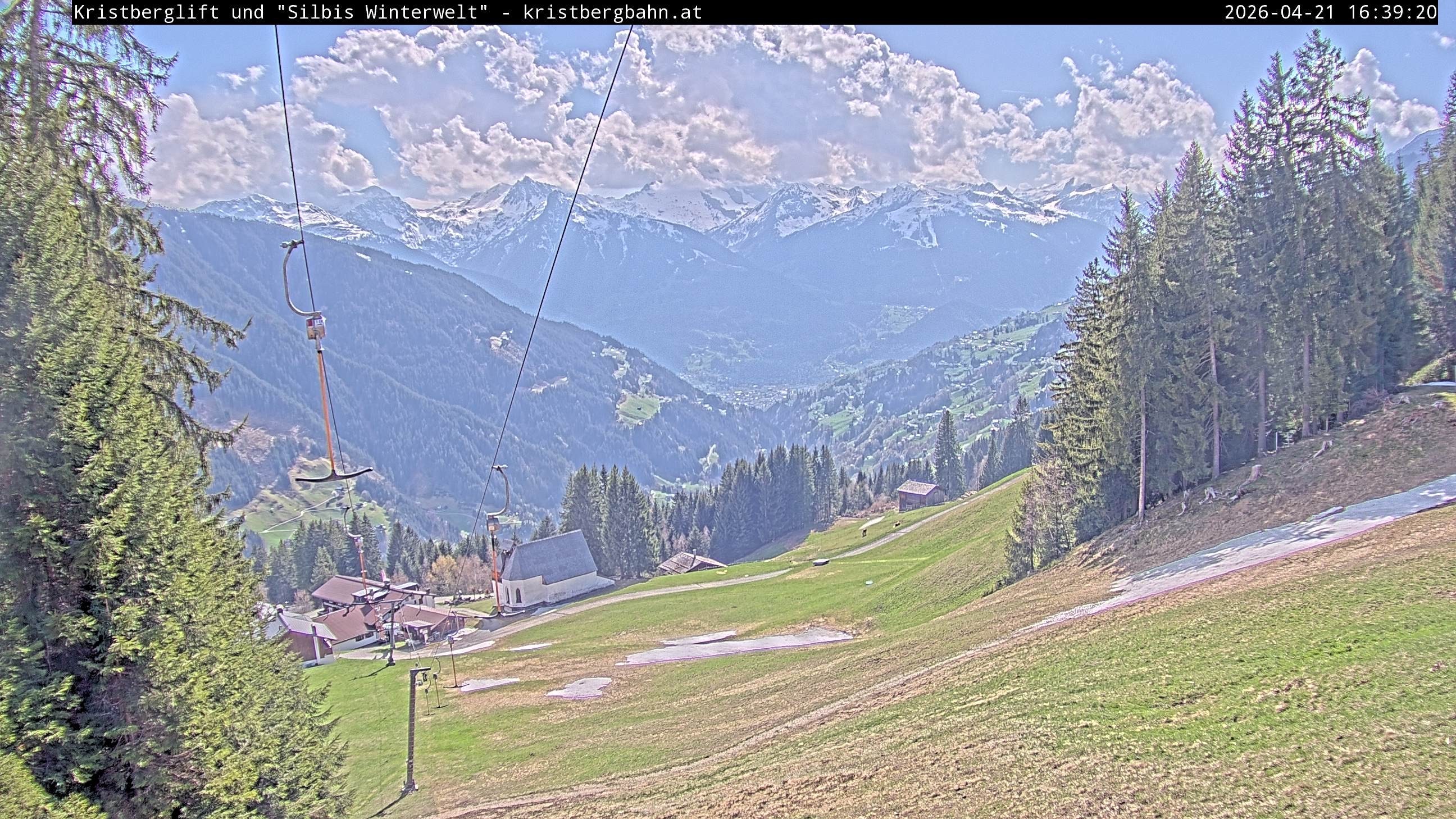 Archiv Foto Webcam Kristberg - Silbertal, St. Agatha Kirche