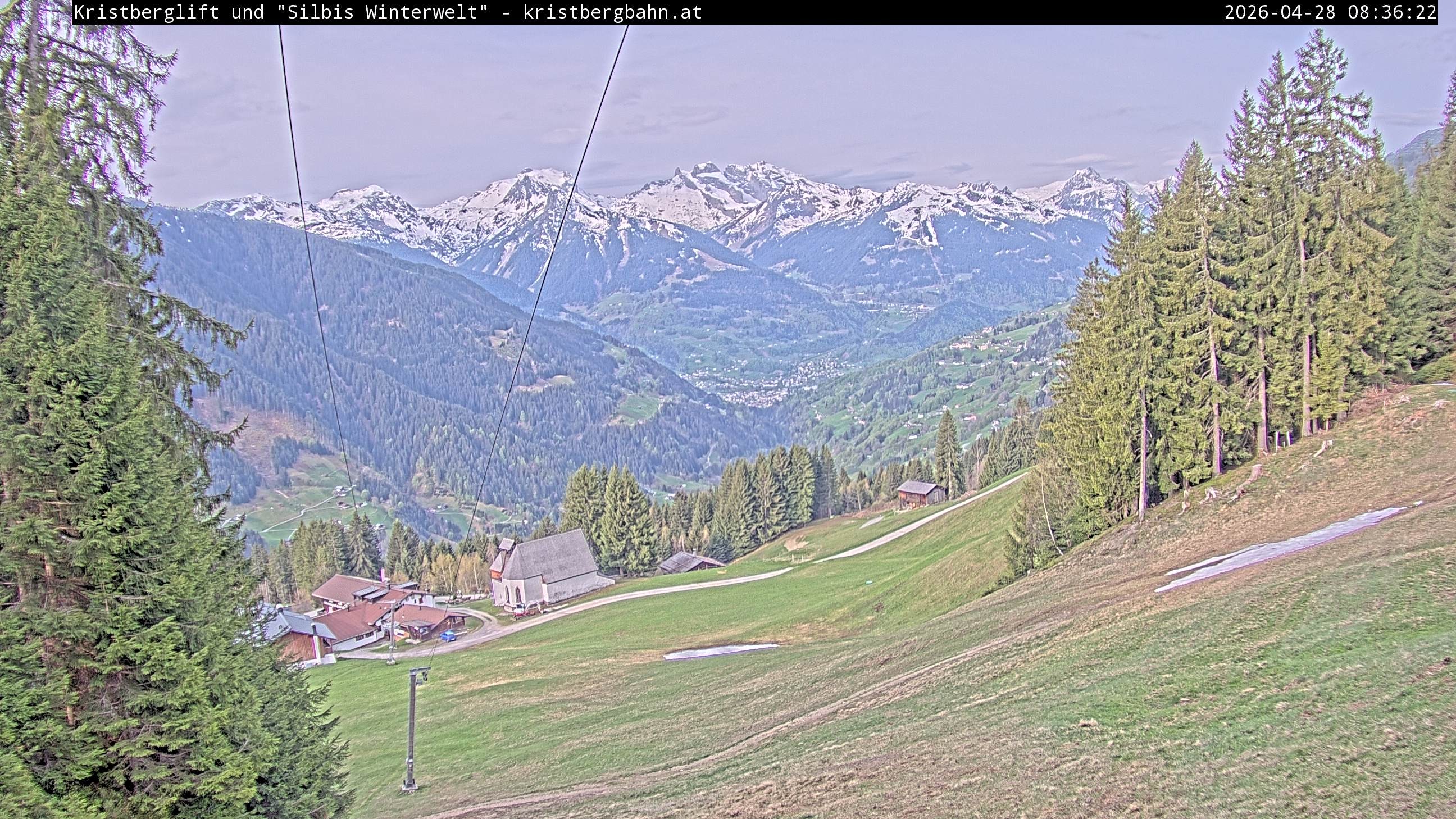 Archiv Foto Webcam Kristberg - Silbertal, St. Agatha Kirche