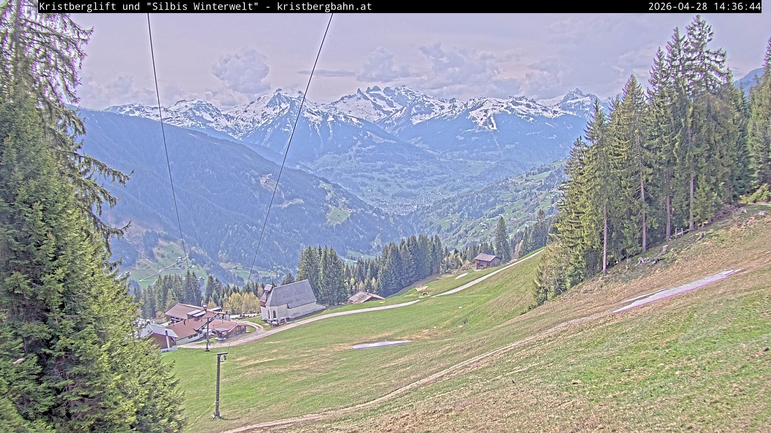 Archiv Foto Webcam Kristberg - Silbertal, St. Agatha Kirche