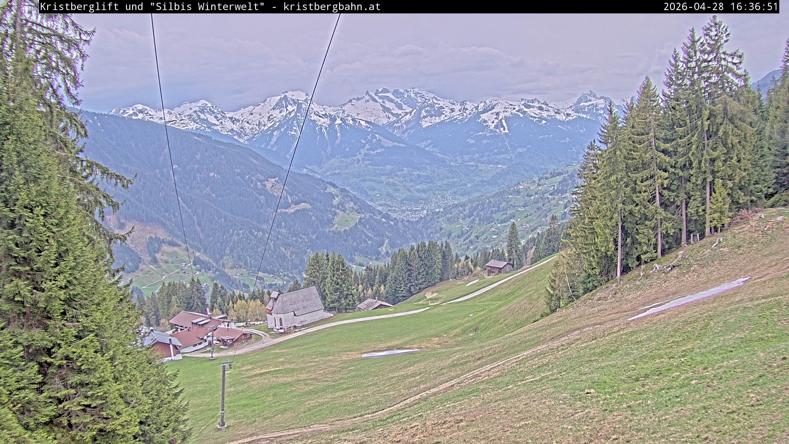 Archiv Foto Webcam Kristberg - Silbertal, St. Agatha Kirche