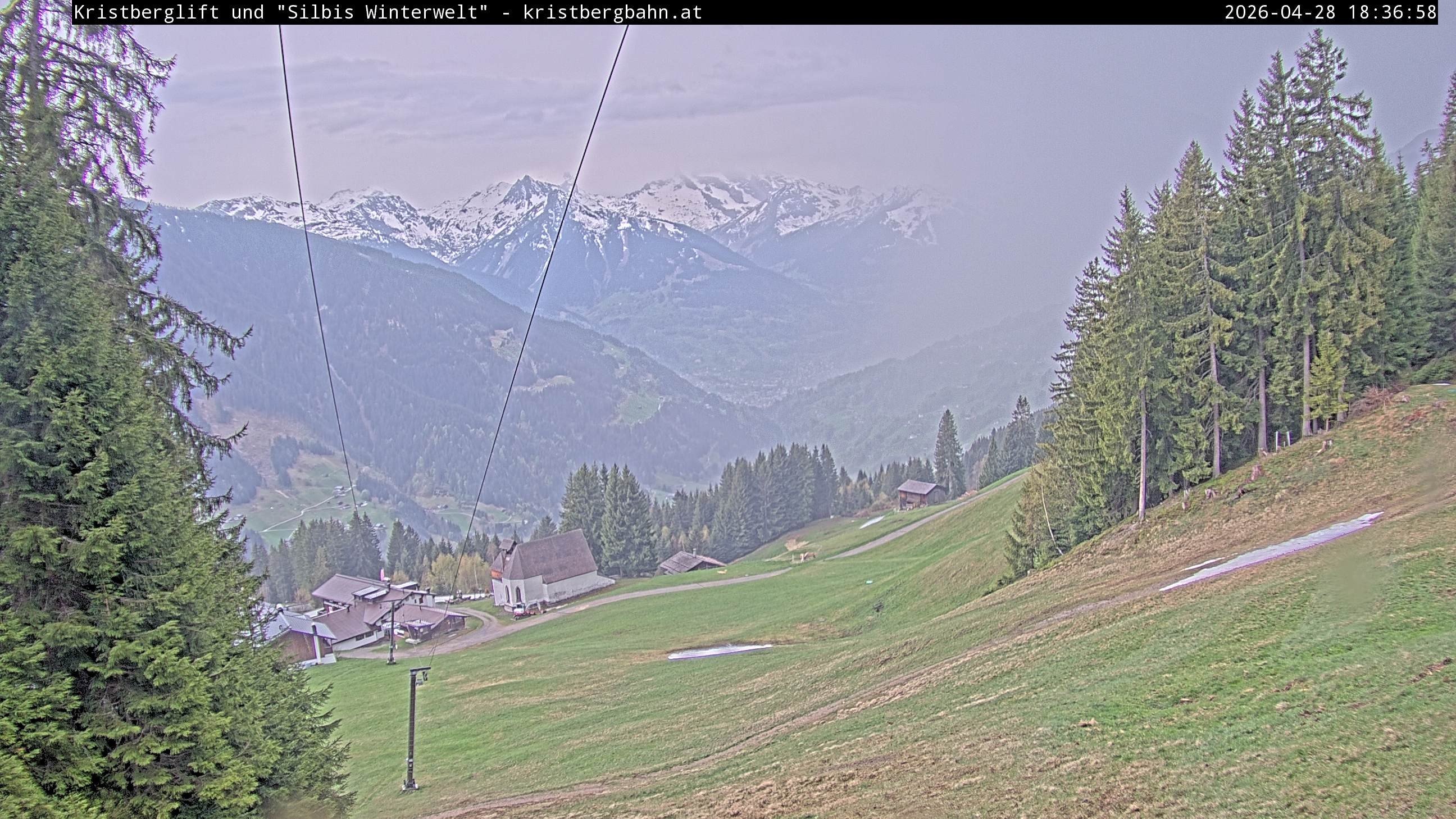 Archiv Foto Webcam Kristberg - Silbertal, St. Agatha Kirche