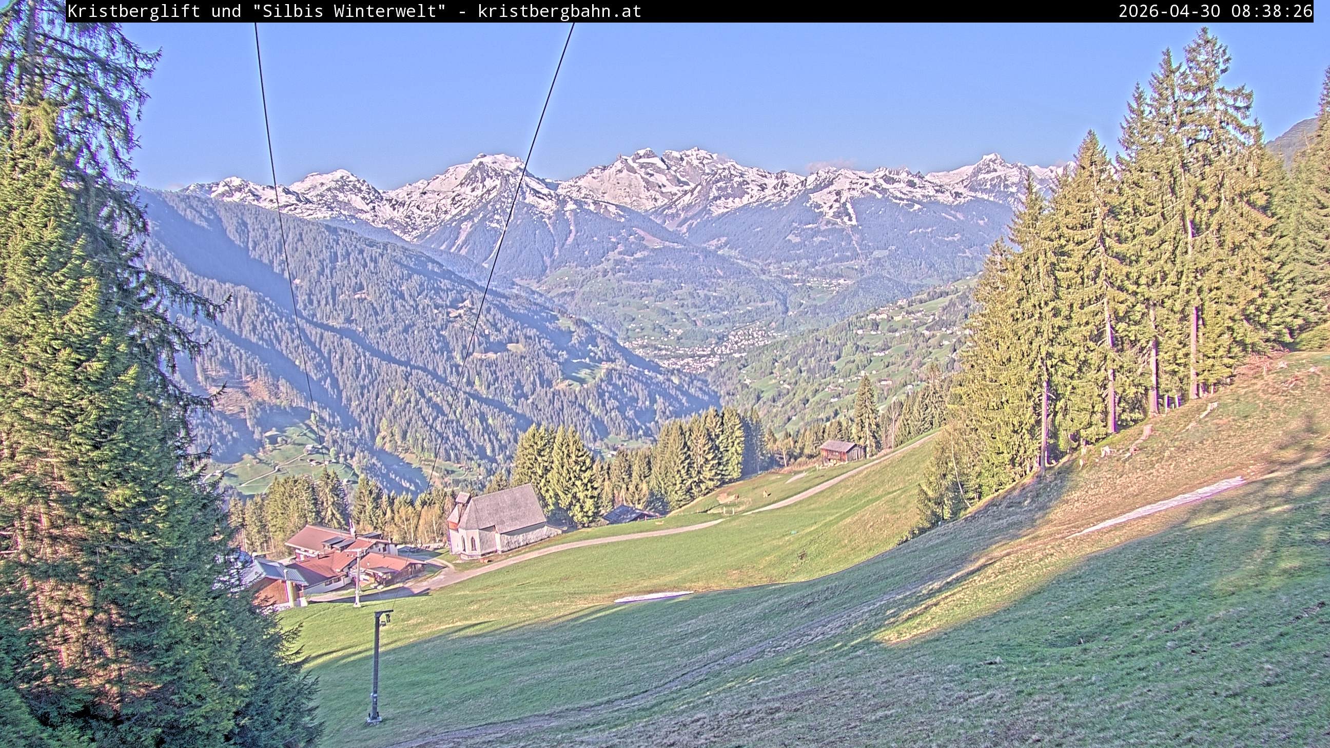 Archiv Foto Webcam Kristberg - Silbertal, St. Agatha Kirche