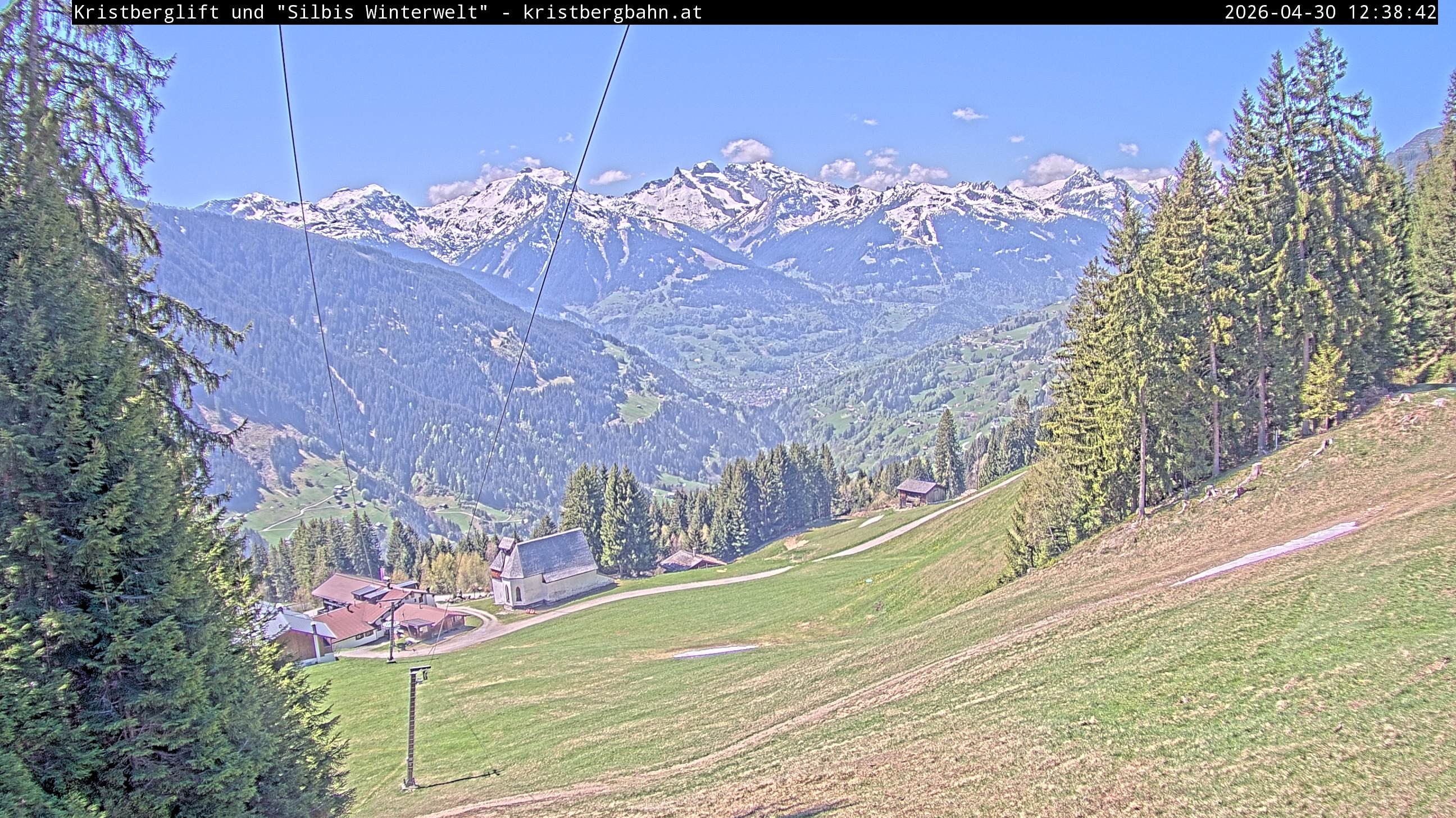 Archiv Foto Webcam Kristberg - Silbertal, St. Agatha Kirche