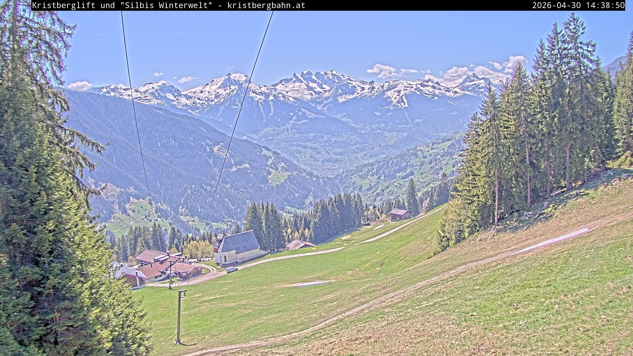 Archiv Foto Webcam Kristberg - Silbertal, St. Agatha Kirche