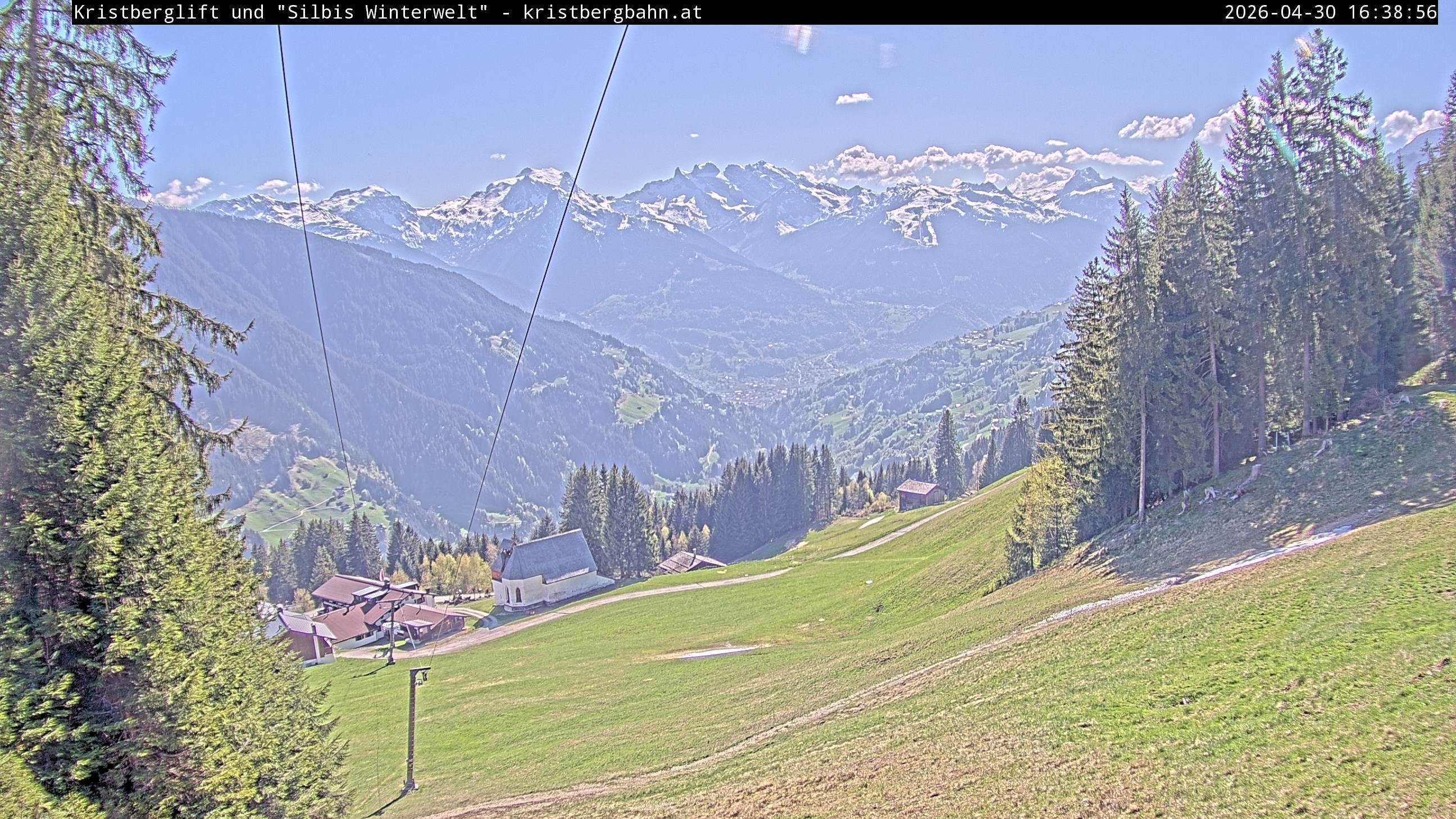 Archiv Foto Webcam Kristberg - Silbertal, St. Agatha Kirche