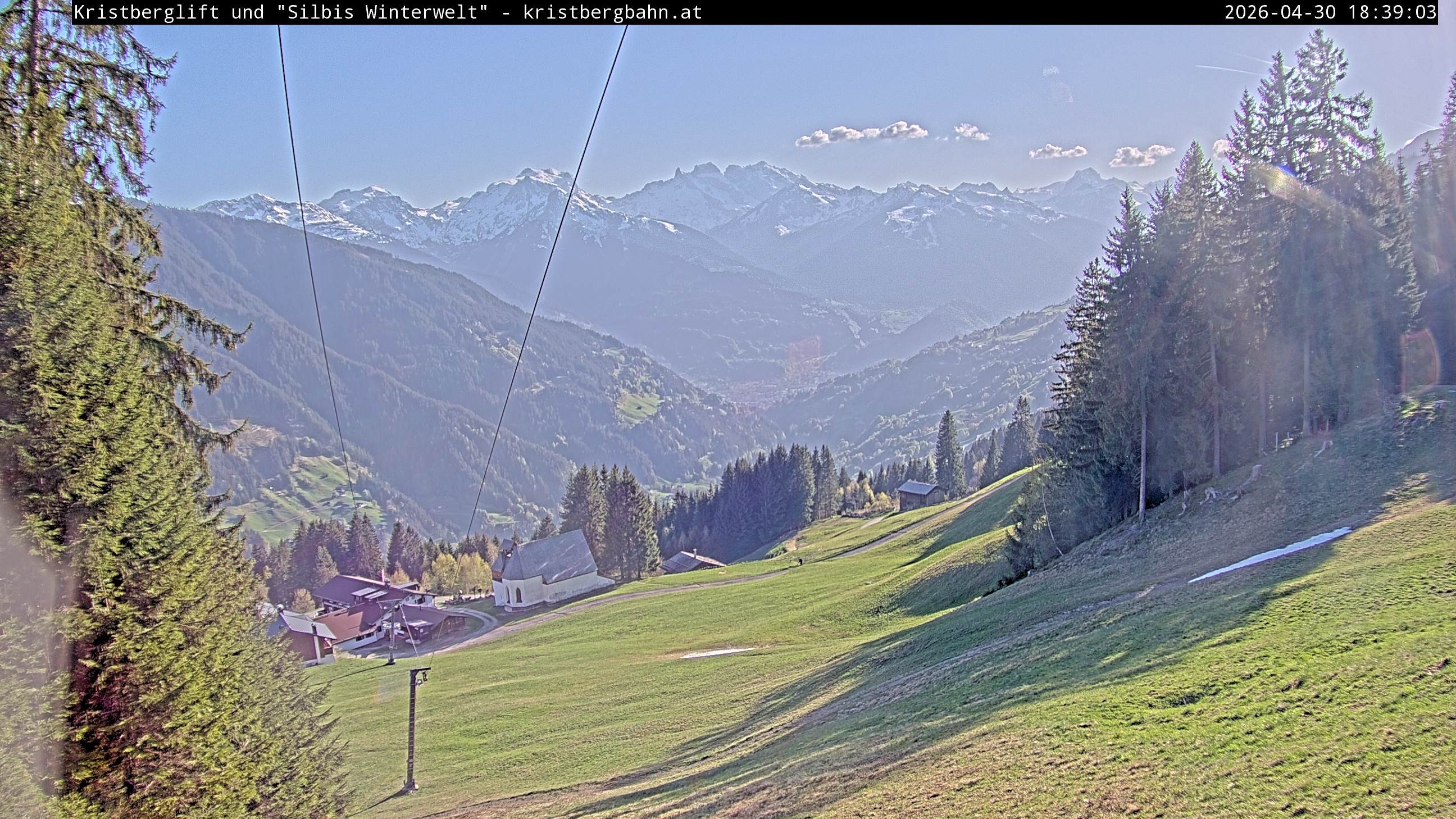 Archiv Foto Webcam Kristberg - Silbertal, St. Agatha Kirche