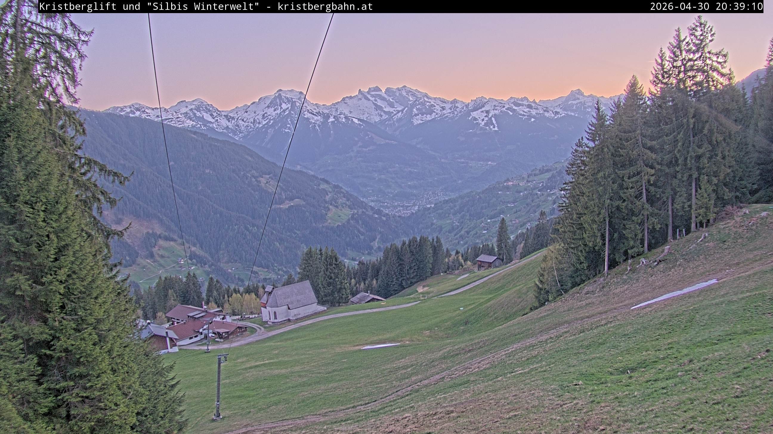 Archiv Foto Webcam Kristberg - Silbertal, St. Agatha Kirche