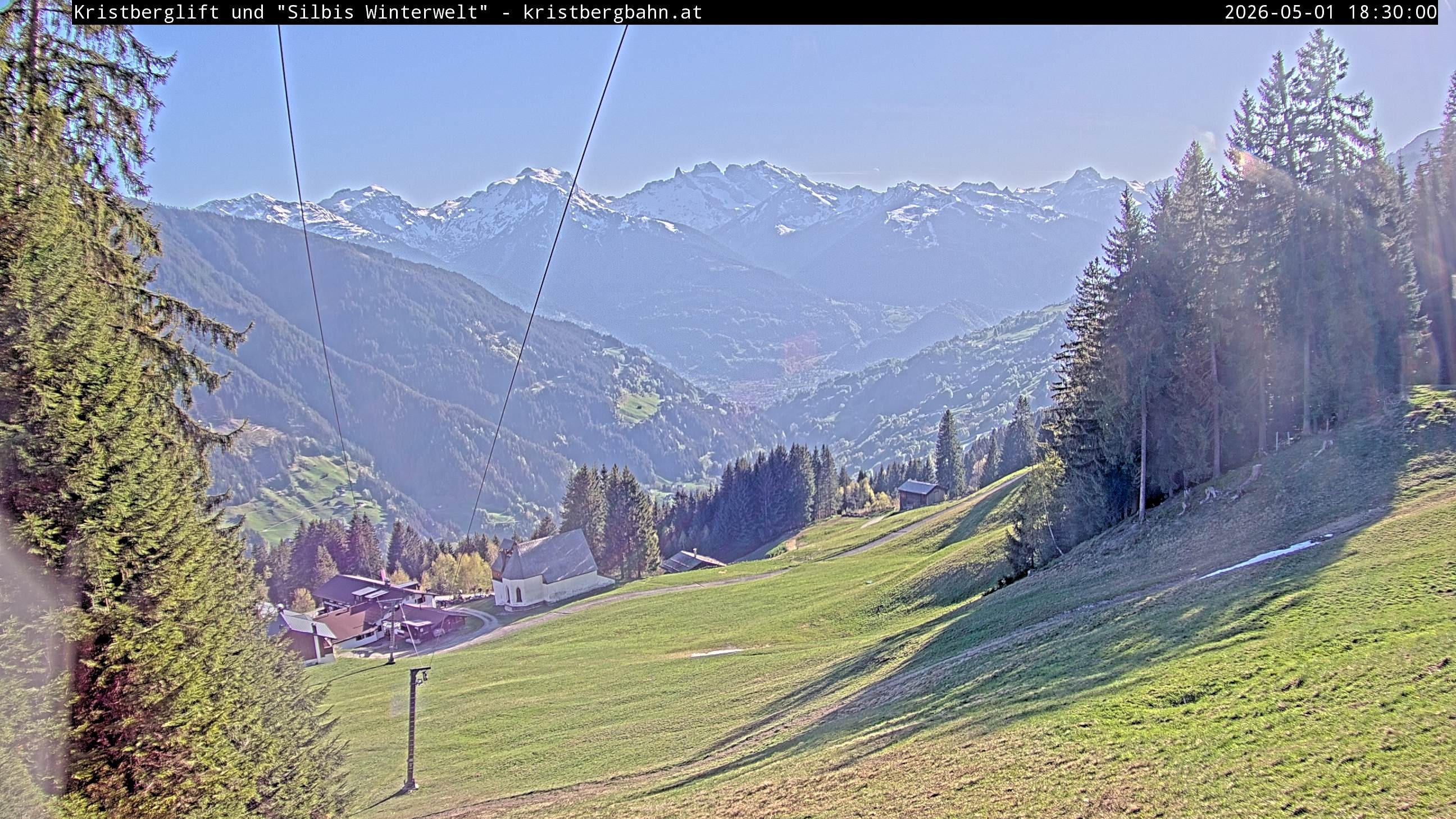 Archiv Foto Webcam Kristberg - Silbertal, St. Agatha Kirche