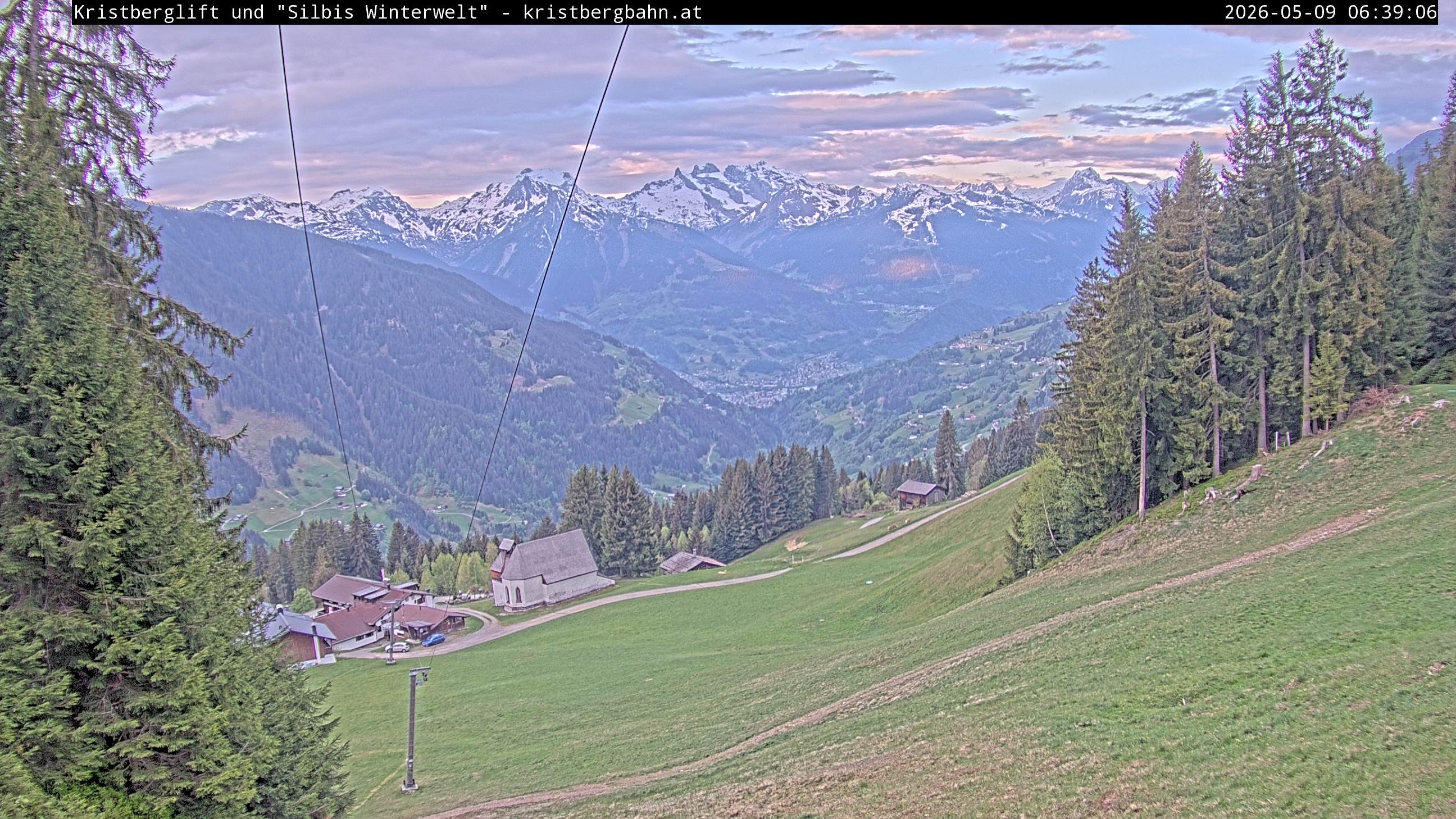 Archiv Foto Webcam Kristberg - Silbertal, St. Agatha Kirche