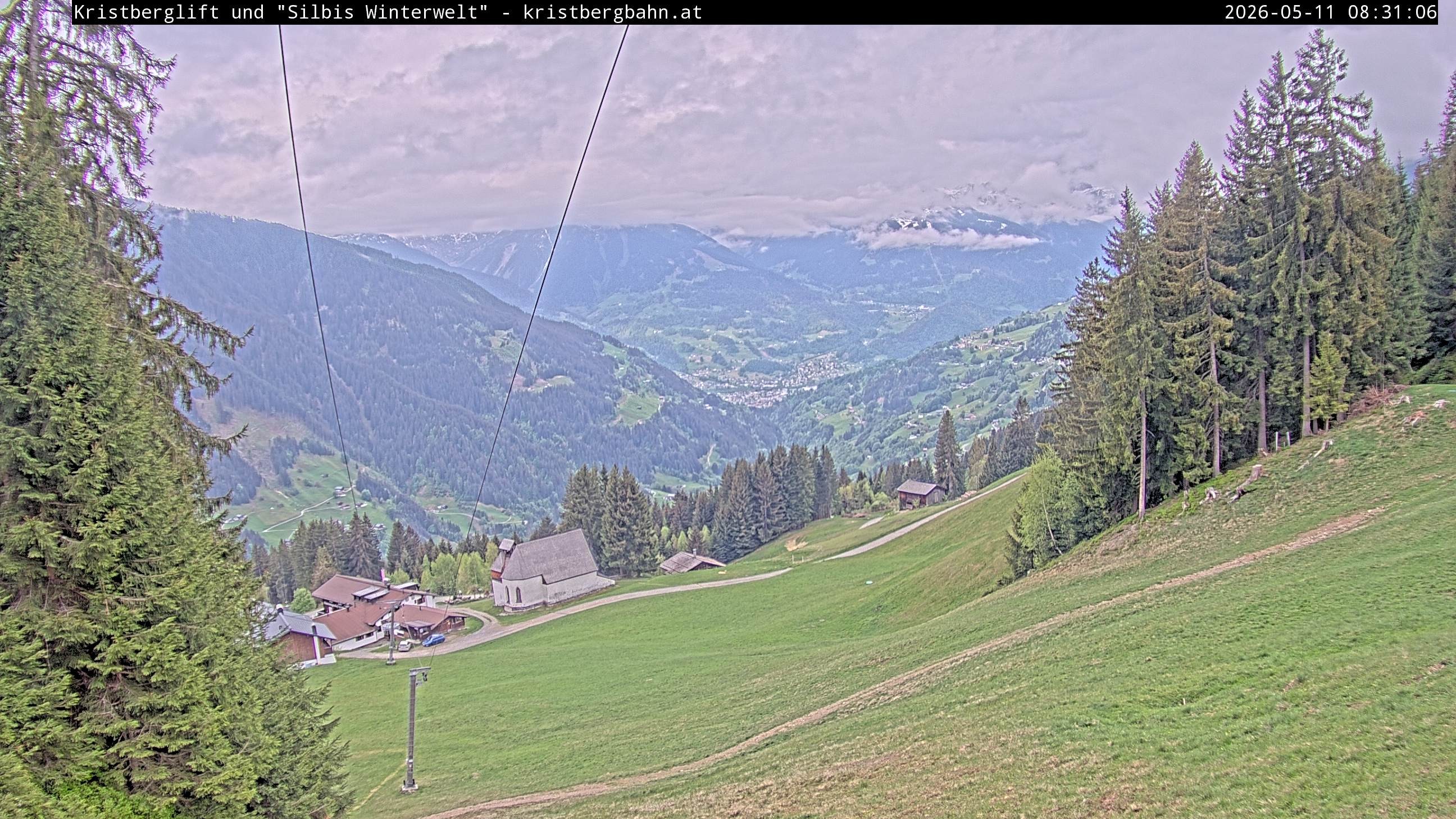Archiv Foto Webcam Kristberg - Silbertal, St. Agatha Kirche