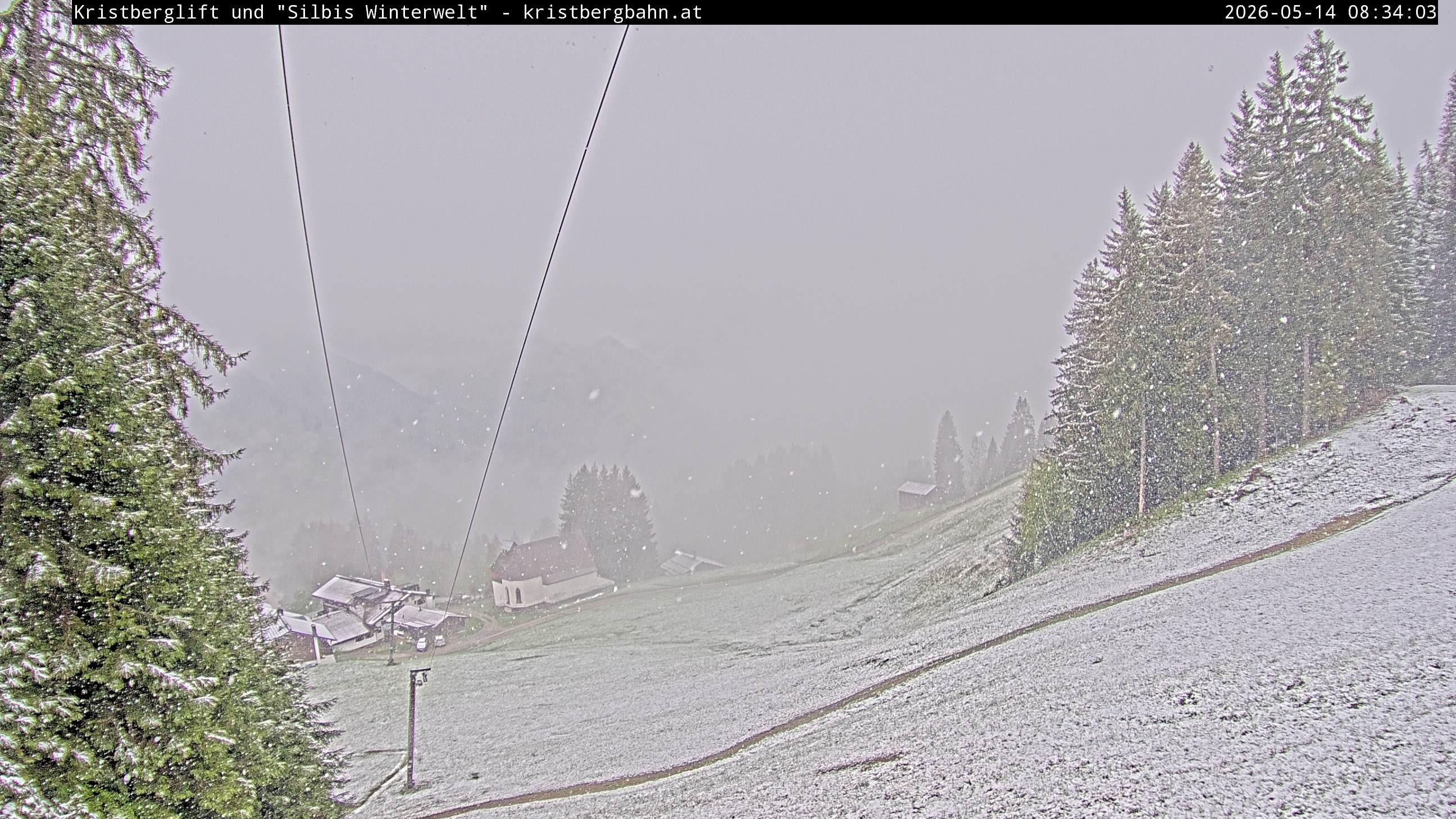 Archiv Foto Webcam Kristberg - Silbertal, St. Agatha Kirche