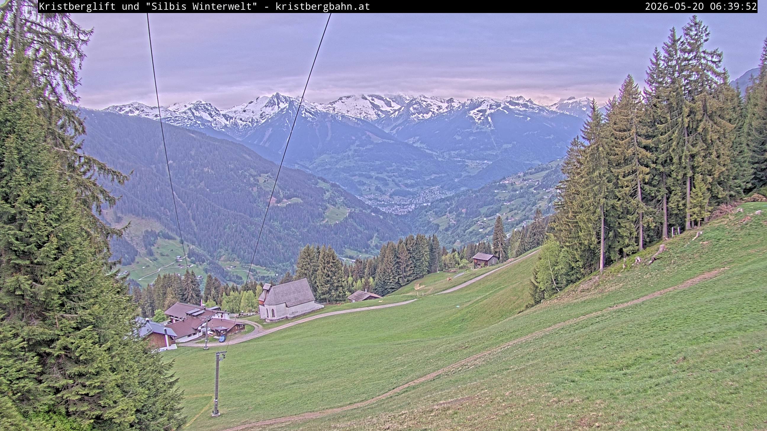 Archiv Foto Webcam Kristberg - Silbertal, St. Agatha Kirche