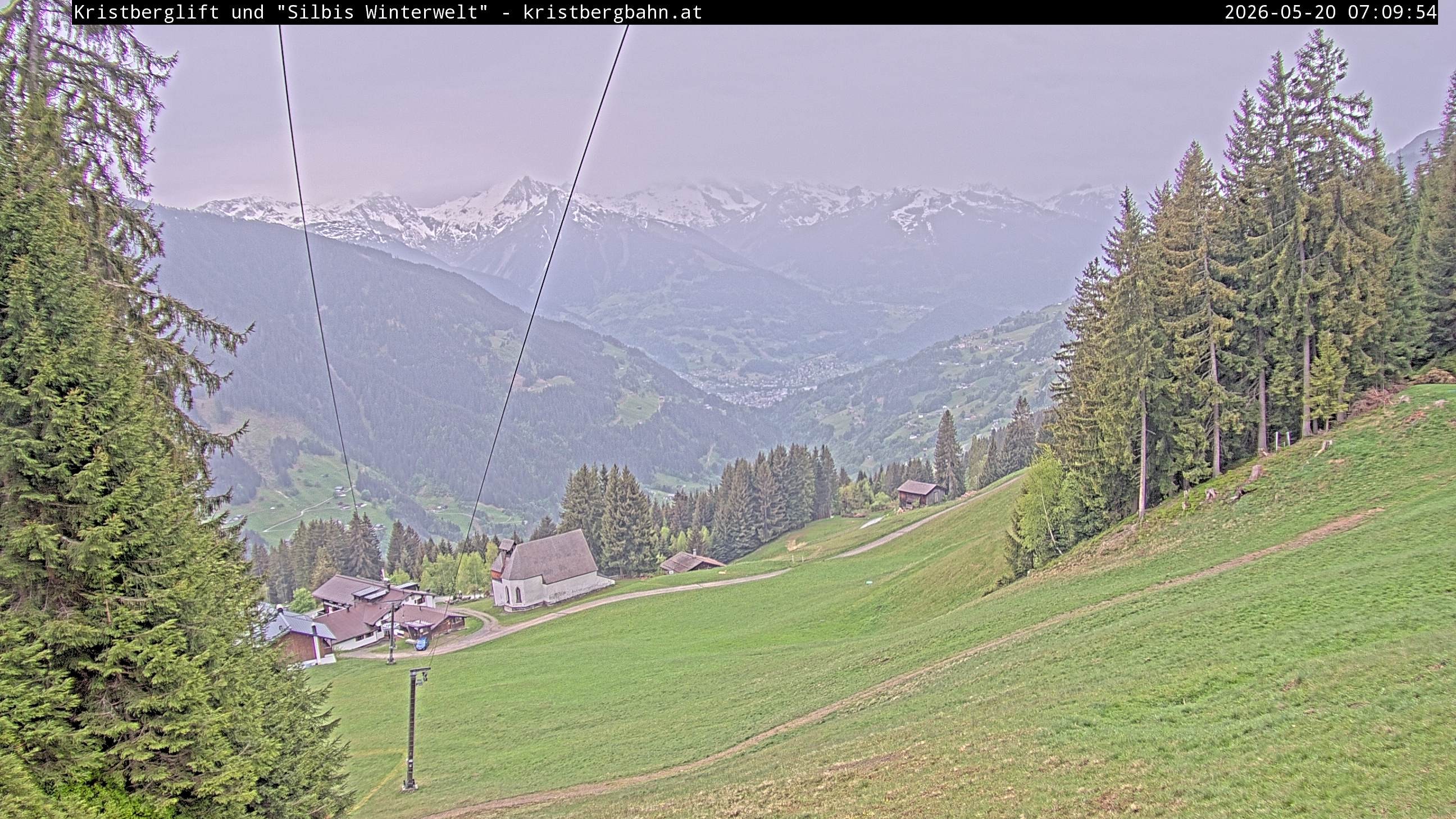 Archiv Foto Webcam Kristberg - Silbertal, St. Agatha Kirche