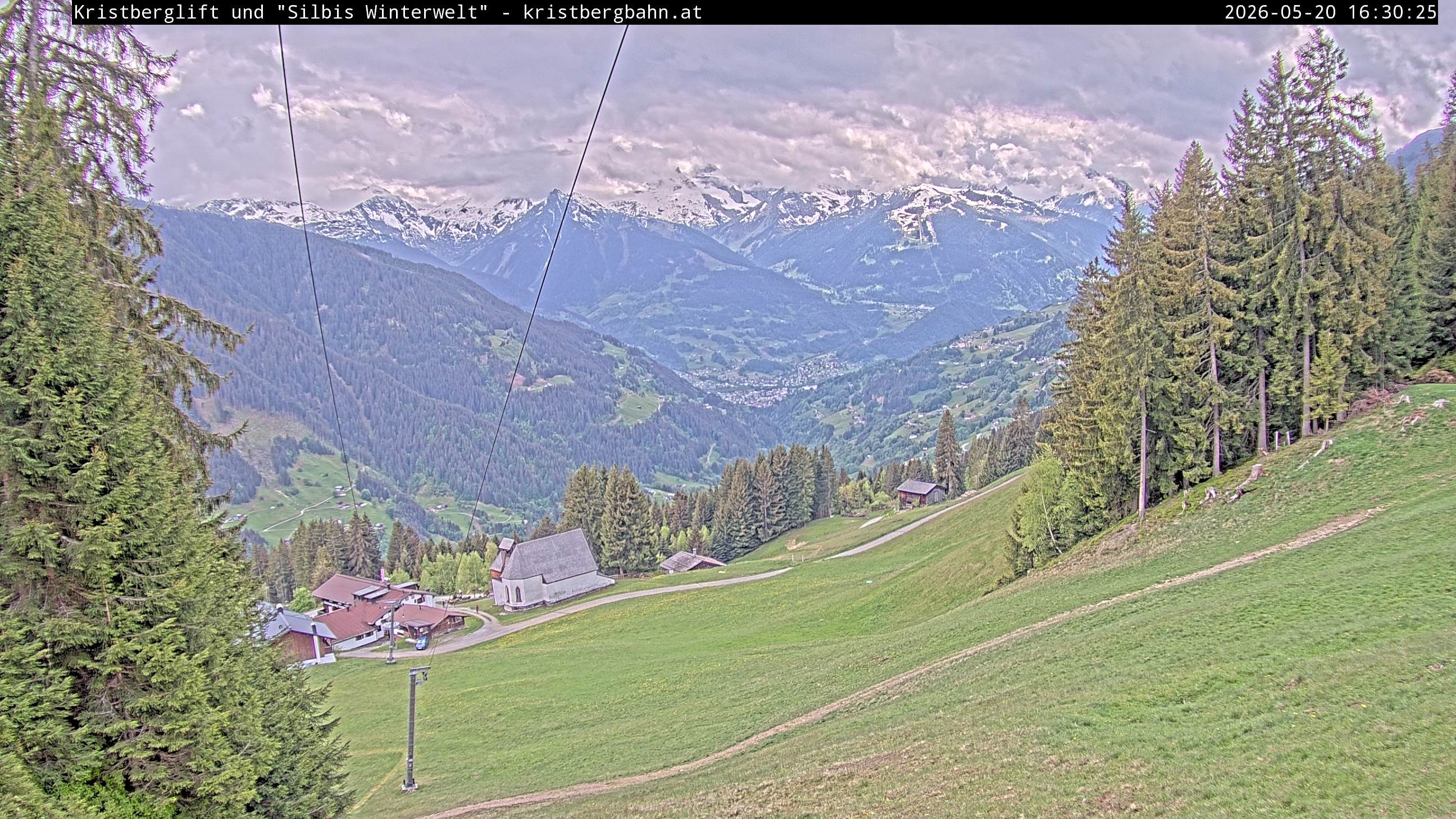 Archiv Foto Webcam Kristberg - Silbertal, St. Agatha Kirche