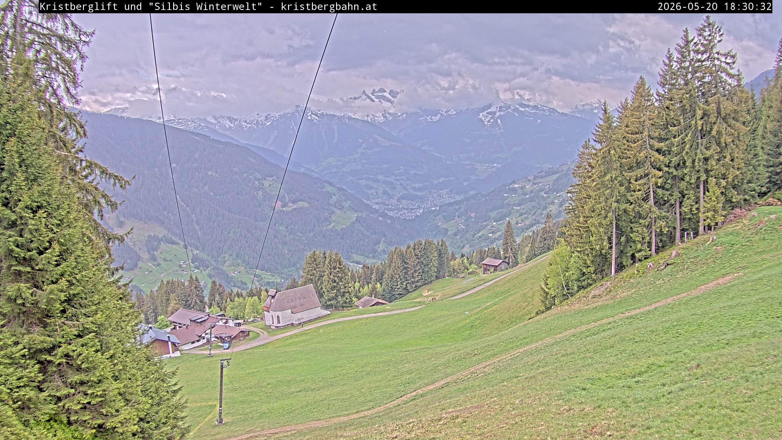 Archiv Foto Webcam Kristberg - Silbertal, St. Agatha Kirche