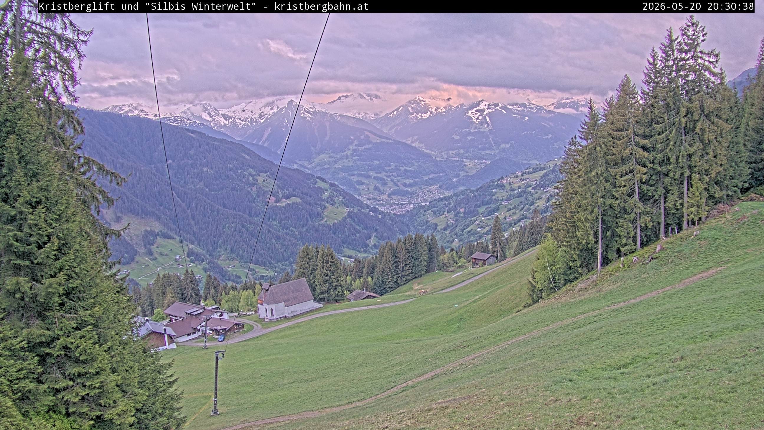 Archiv Foto Webcam Kristberg - Silbertal, St. Agatha Kirche