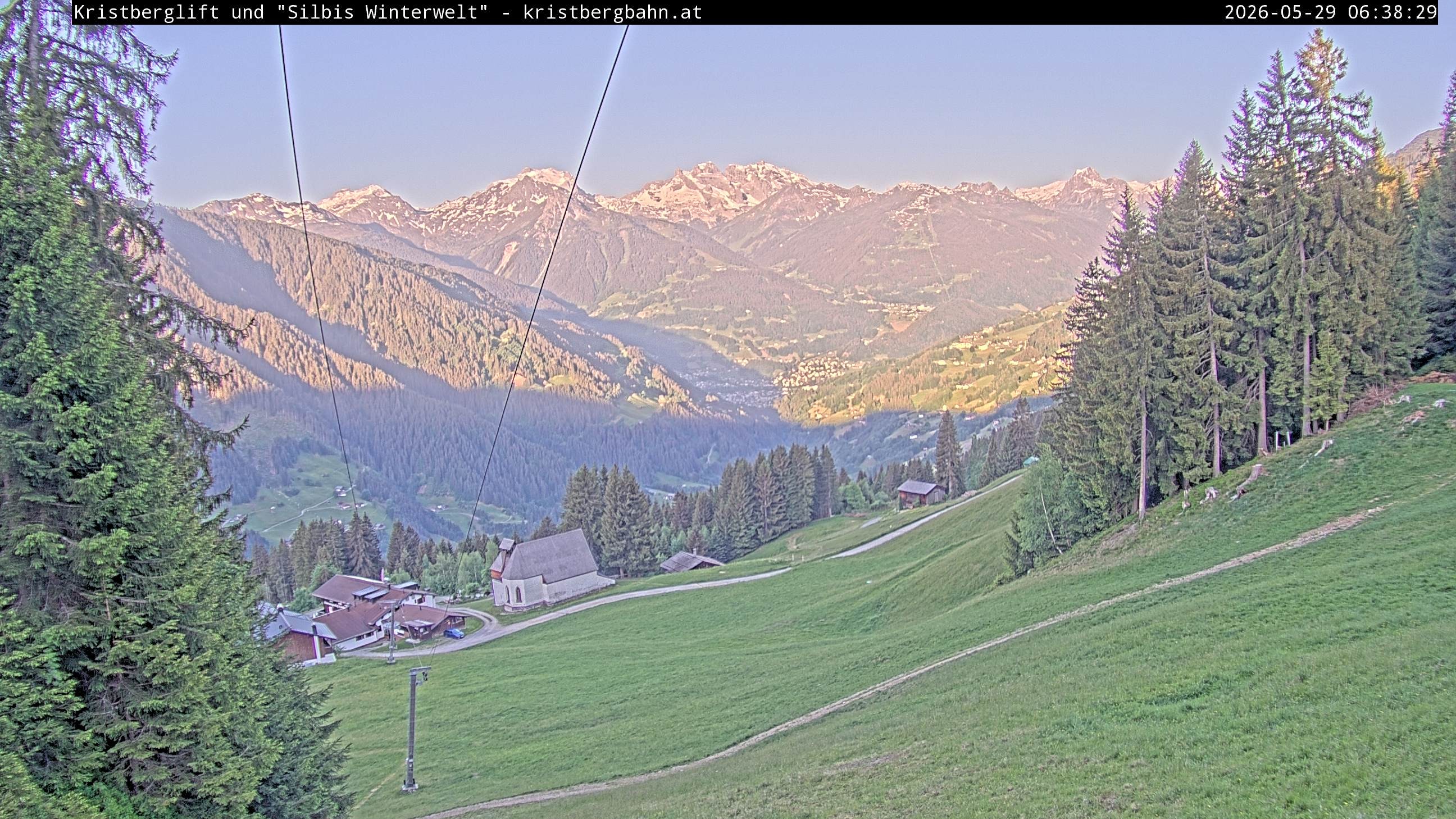 Archiv Foto Webcam Kristberg - Silbertal, St. Agatha Kirche