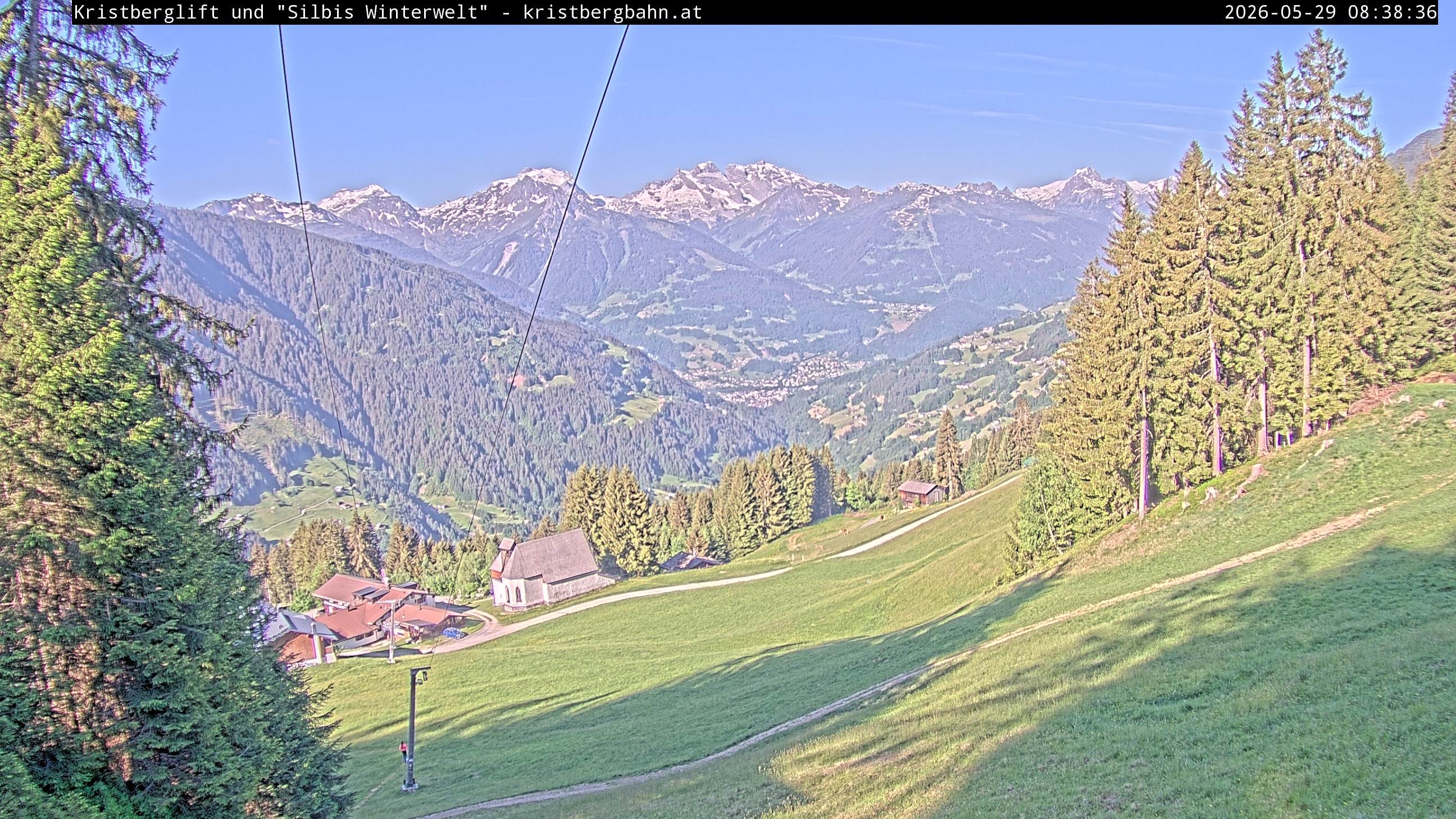Archiv Foto Webcam Kristberg - Silbertal, St. Agatha Kirche