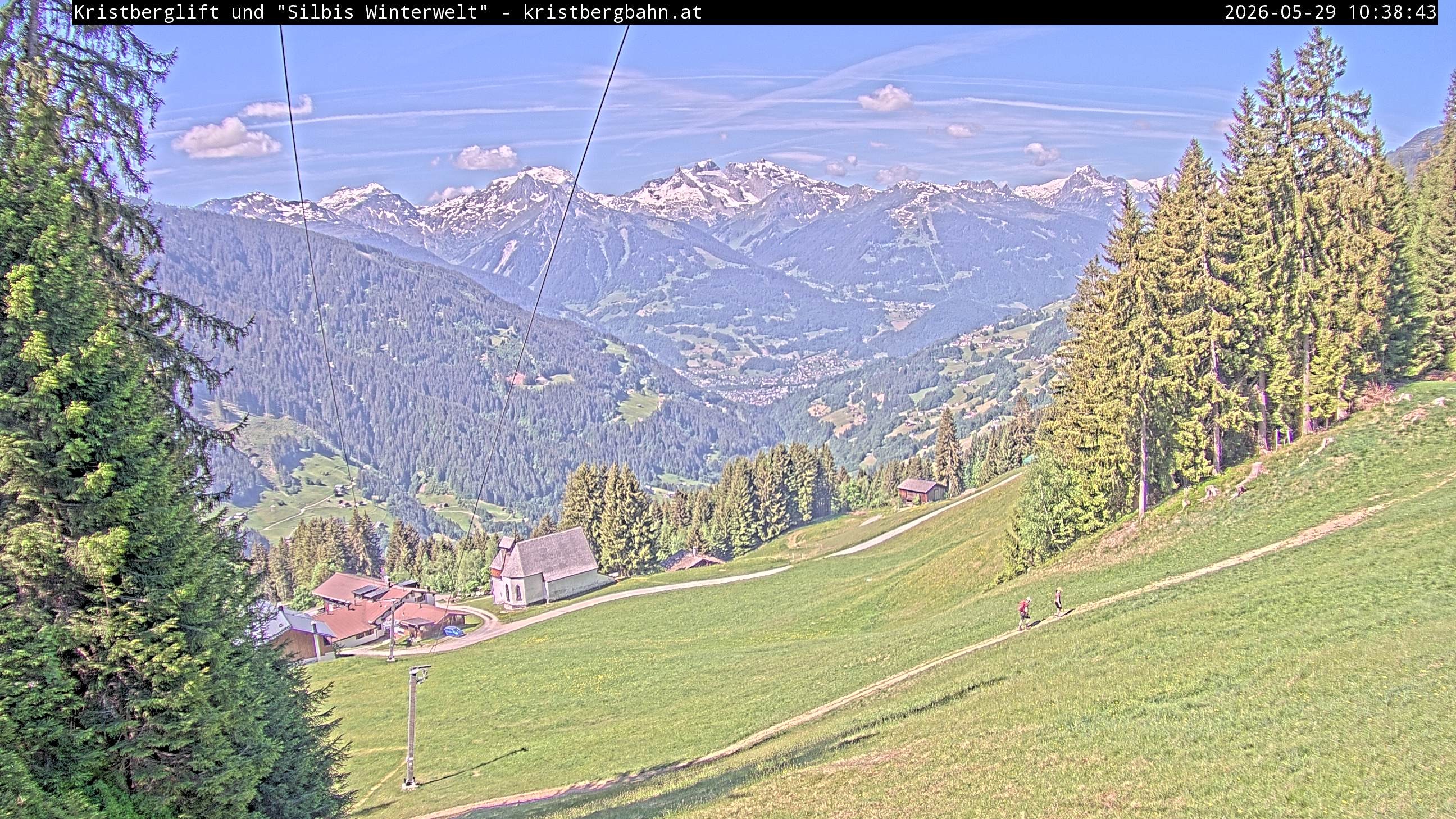 Archiv Foto Webcam Kristberg - Silbertal, St. Agatha Kirche