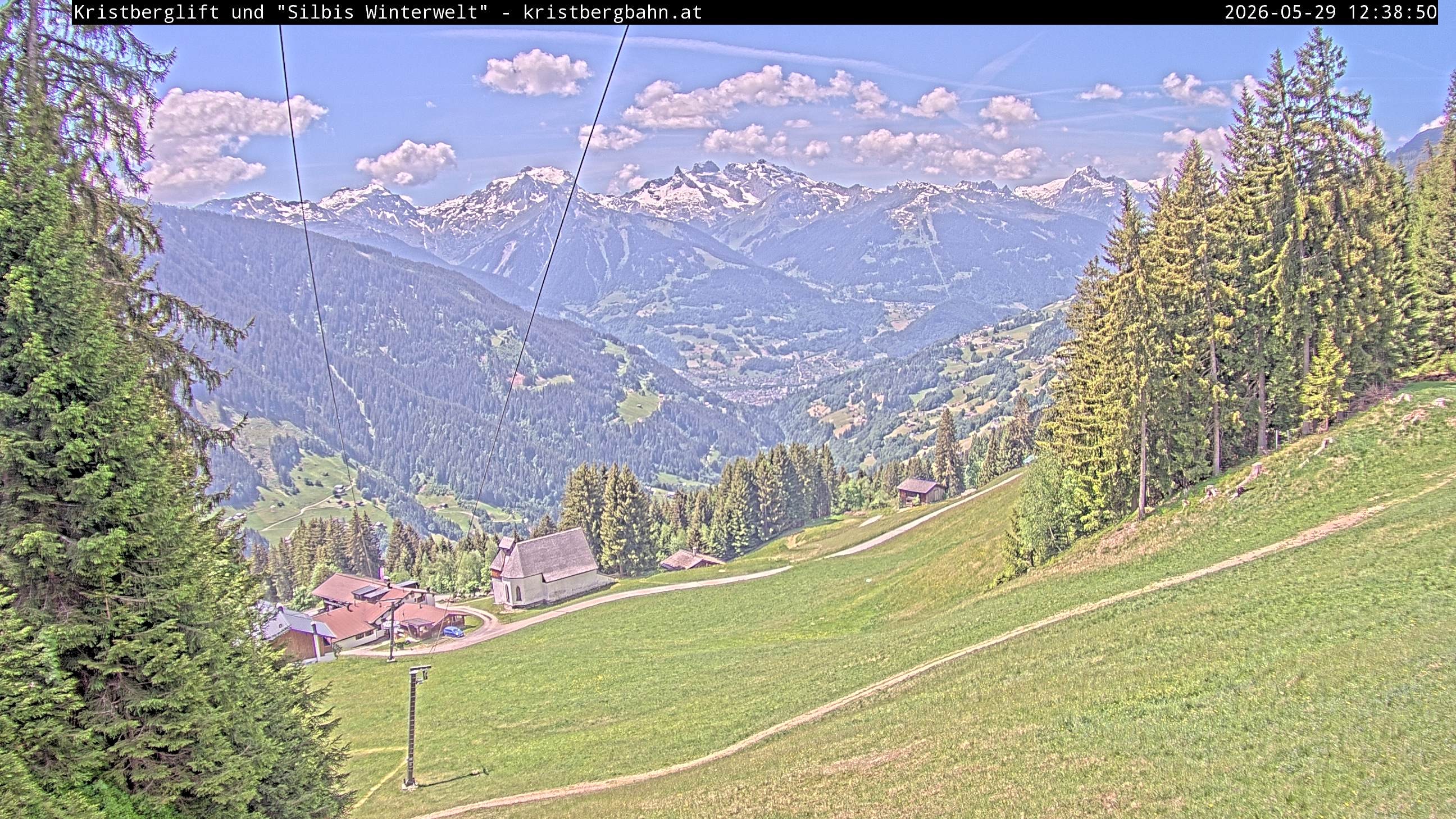 Archiv Foto Webcam Kristberg - Silbertal, St. Agatha Kirche