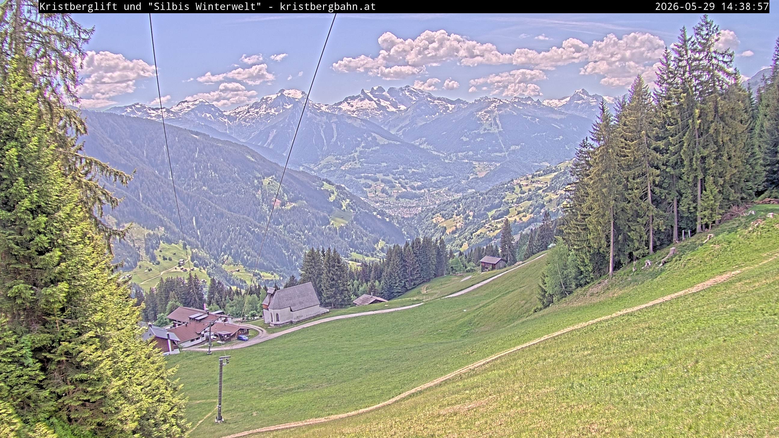 Archiv Foto Webcam Kristberg - Silbertal, St. Agatha Kirche