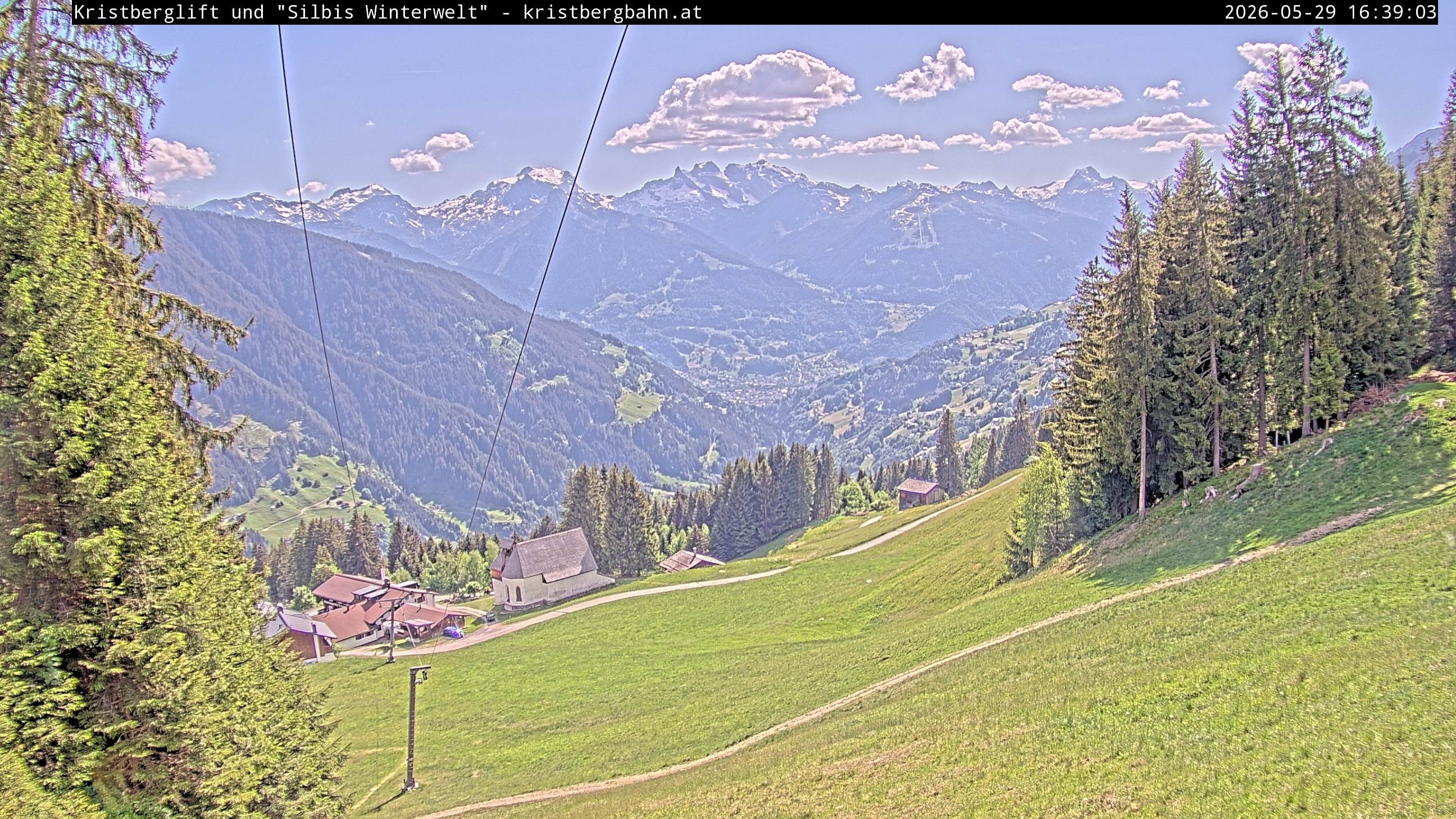 Archiv Foto Webcam Kristberg - Silbertal, St. Agatha Kirche