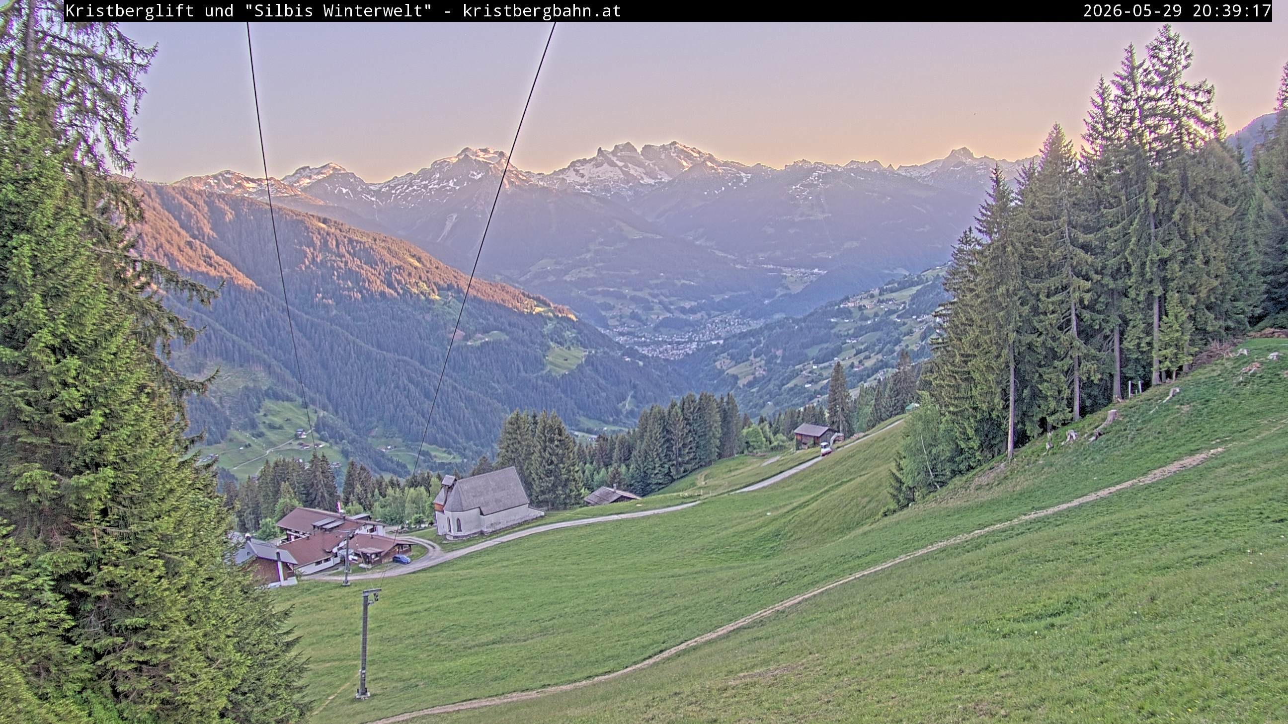Archiv Foto Webcam Kristberg - Silbertal, St. Agatha Kirche