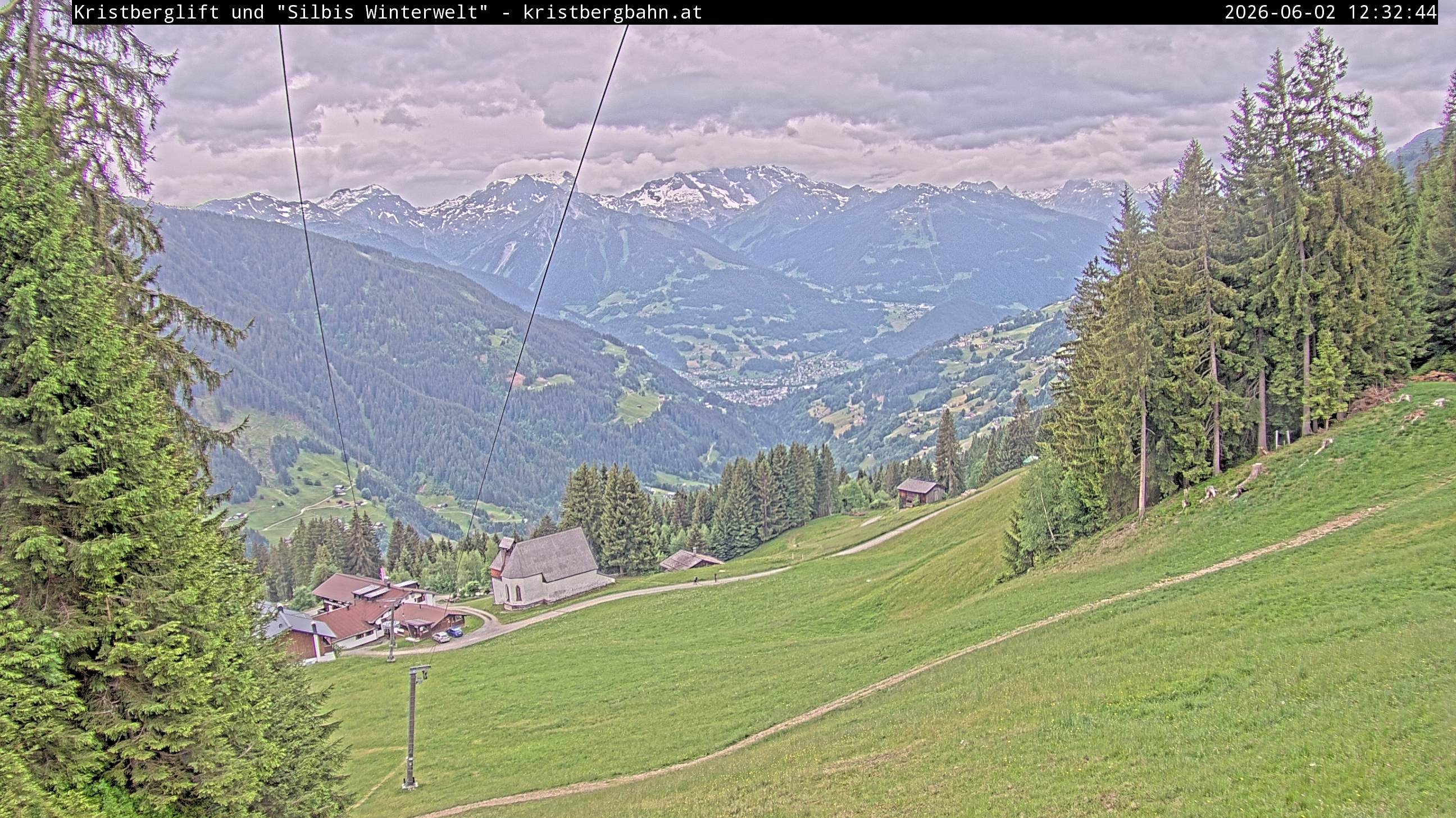 Archiv Foto Webcam Kristberg - Silbertal, St. Agatha Kirche