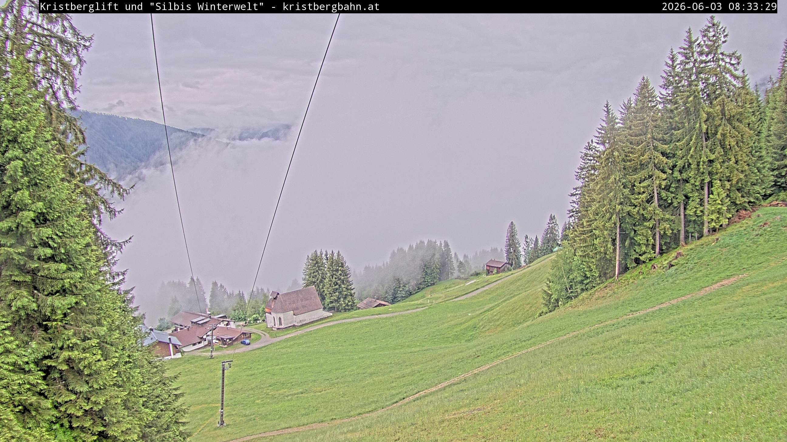 Archiv Foto Webcam Kristberg - Silbertal, St. Agatha Kirche