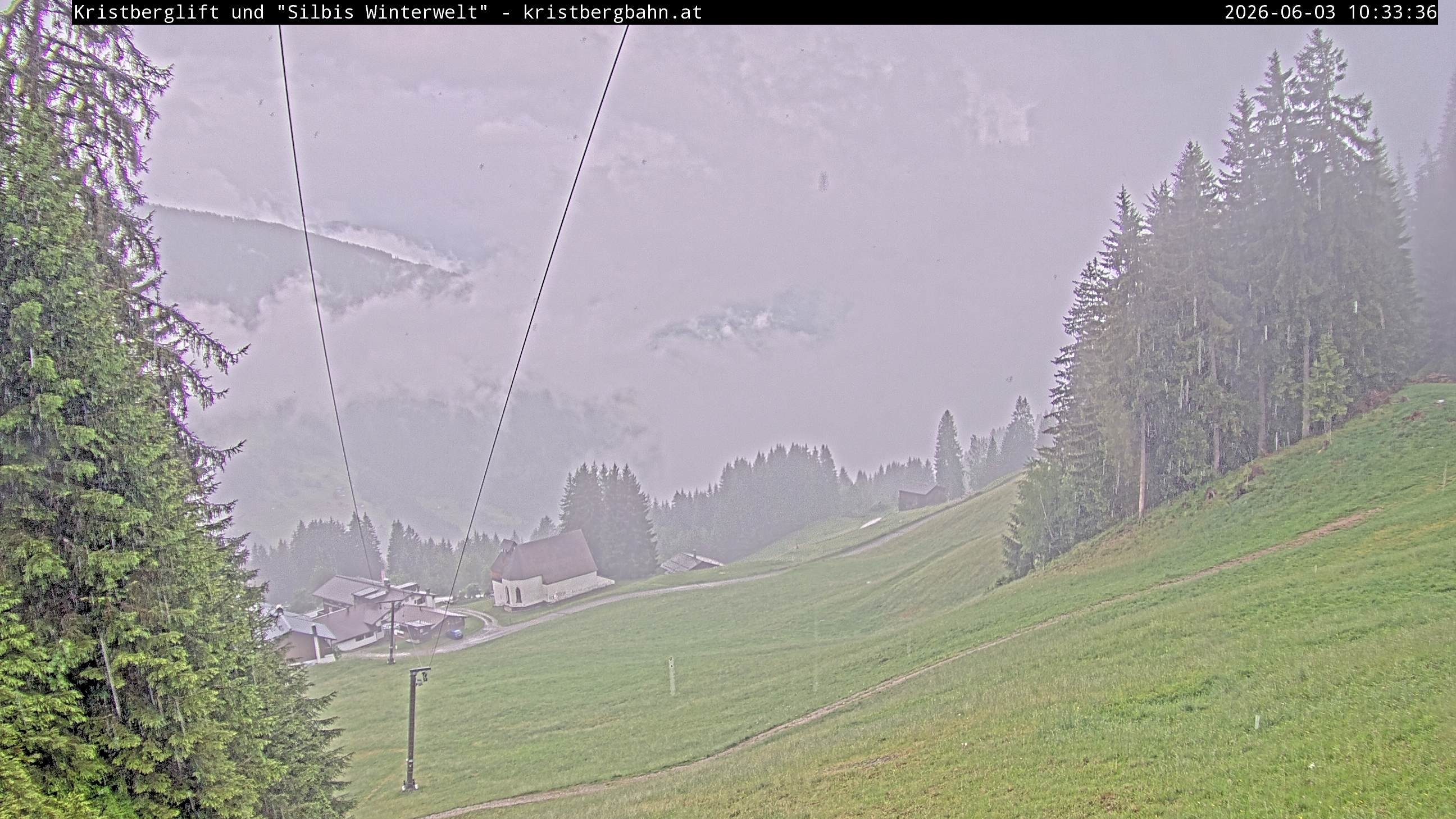 Archiv Foto Webcam Kristberg - Silbertal, St. Agatha Kirche