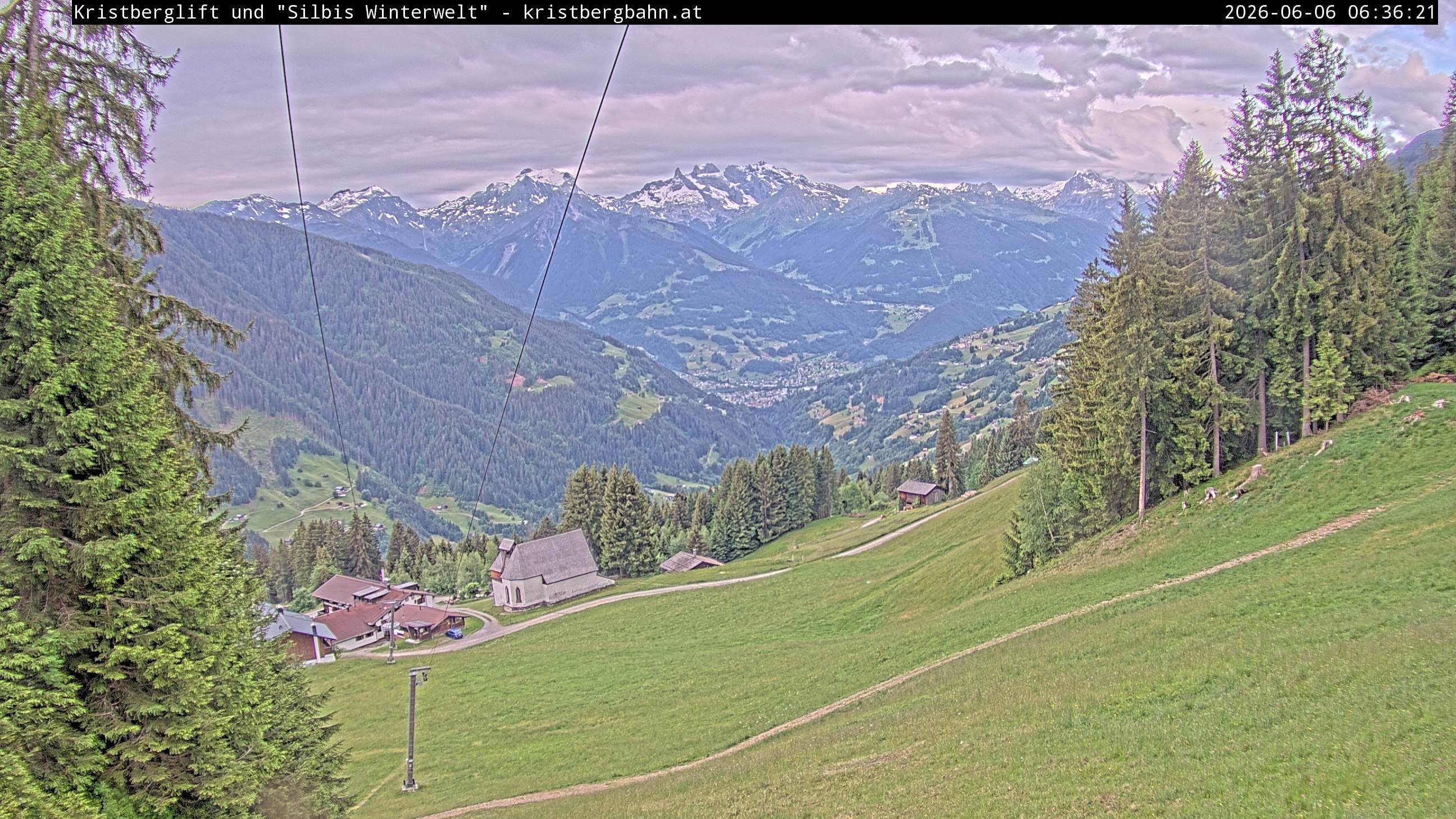 Archiv Foto Webcam Kristberg - Silbertal, St. Agatha Kirche