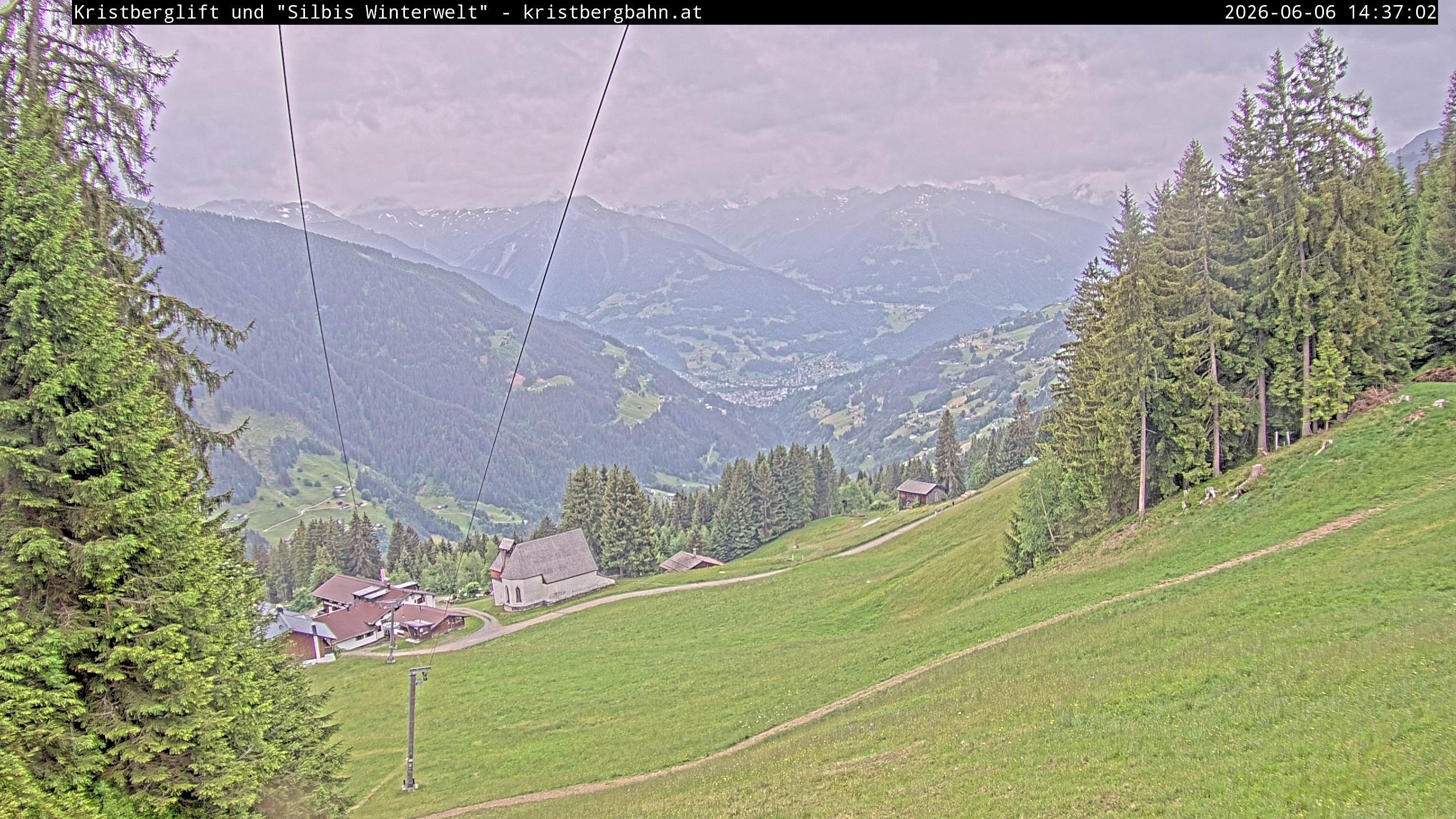Archiv Foto Webcam Kristberg - Silbertal, St. Agatha Kirche