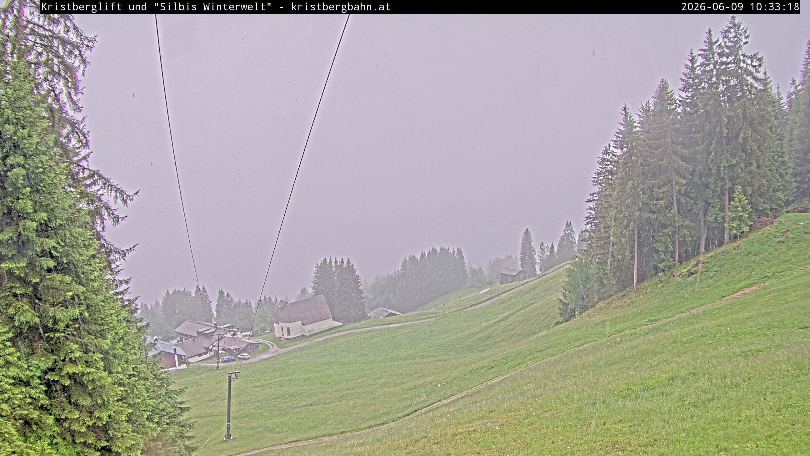 Archiv Foto Webcam Kristberg - Silbertal, St. Agatha Kirche