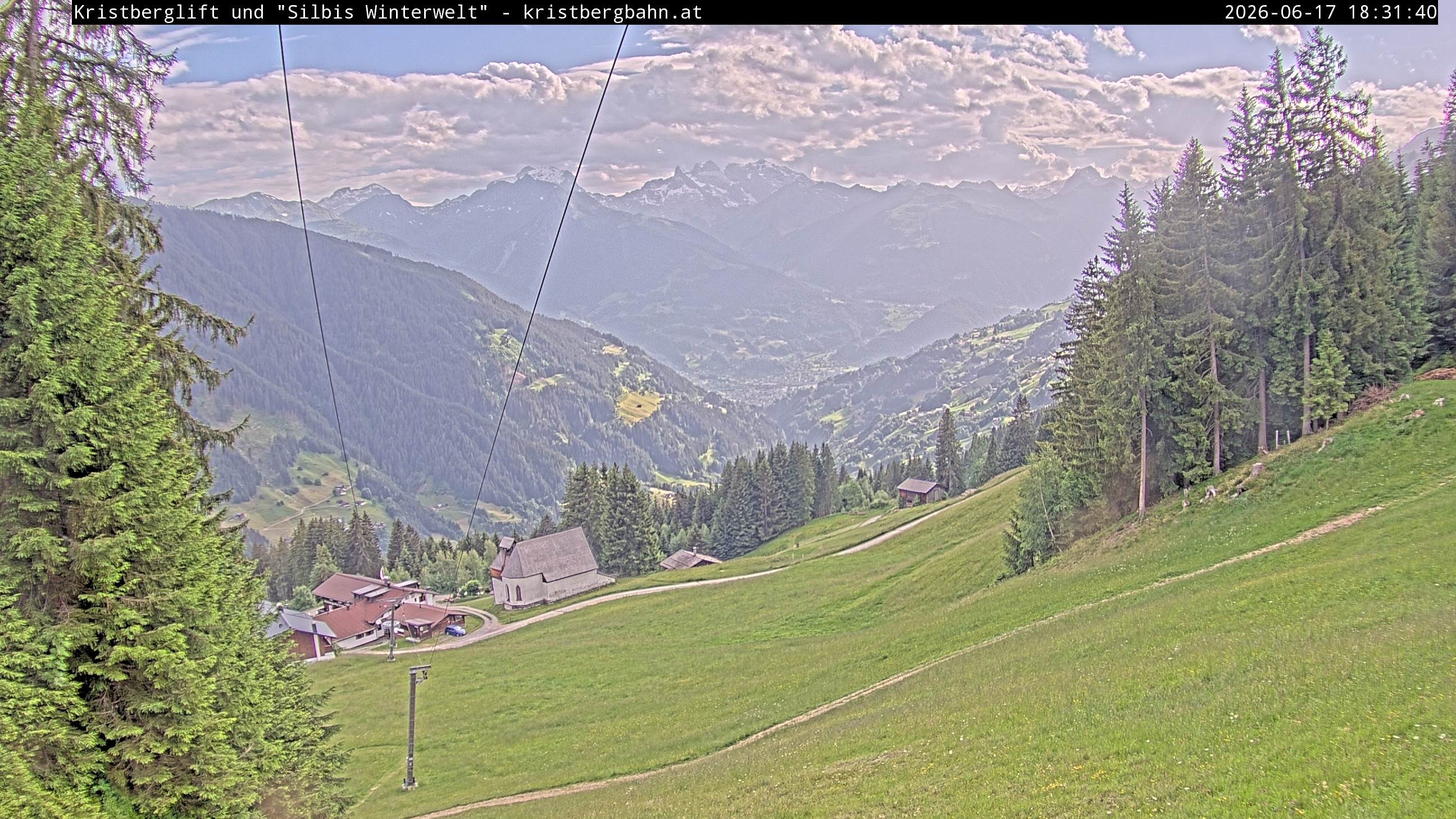 Archiv Foto Webcam Kristberg - Silbertal, St. Agatha Kirche