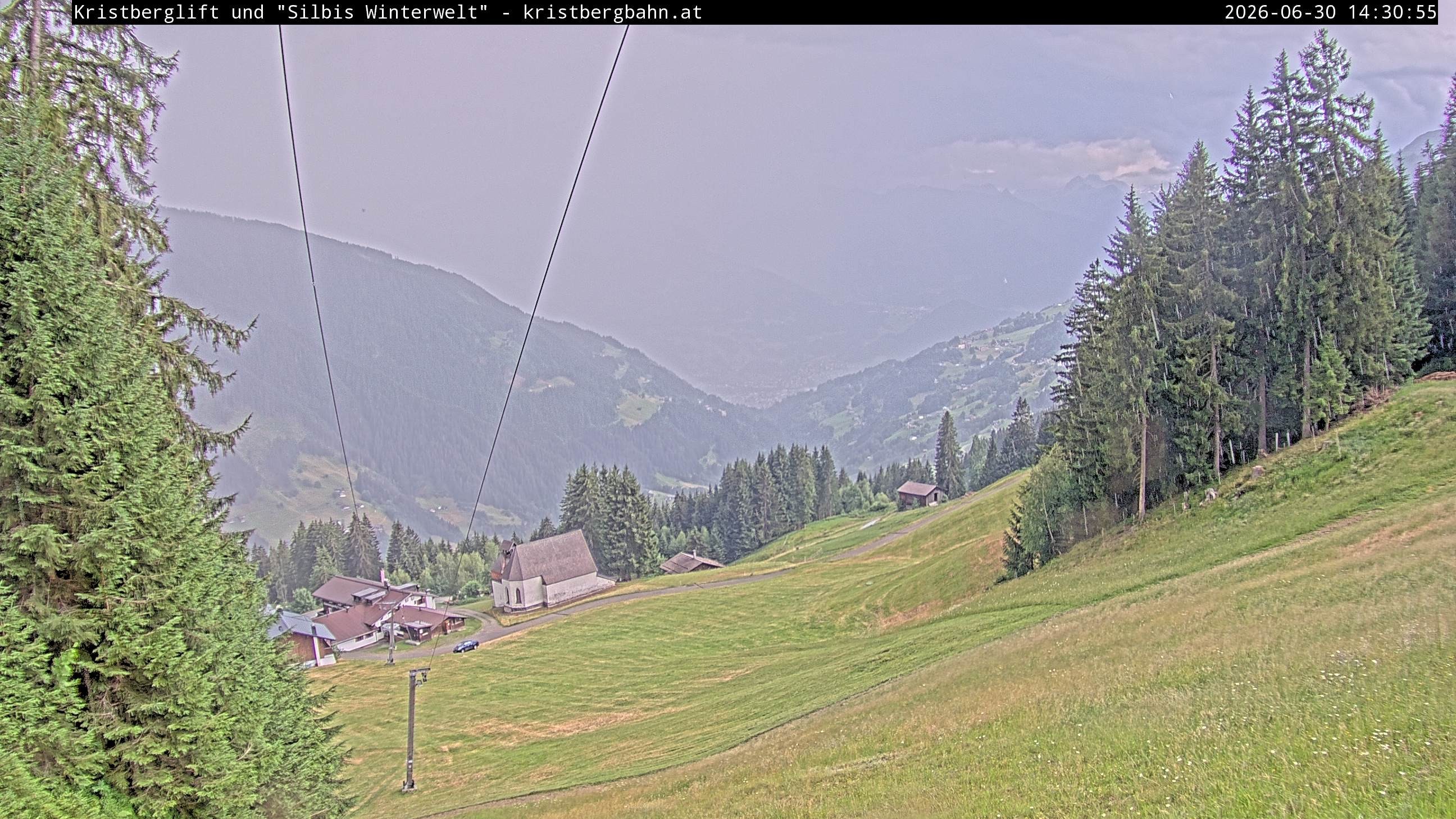 Archiv Foto Webcam Kristberg - Silbertal, St. Agatha Kirche