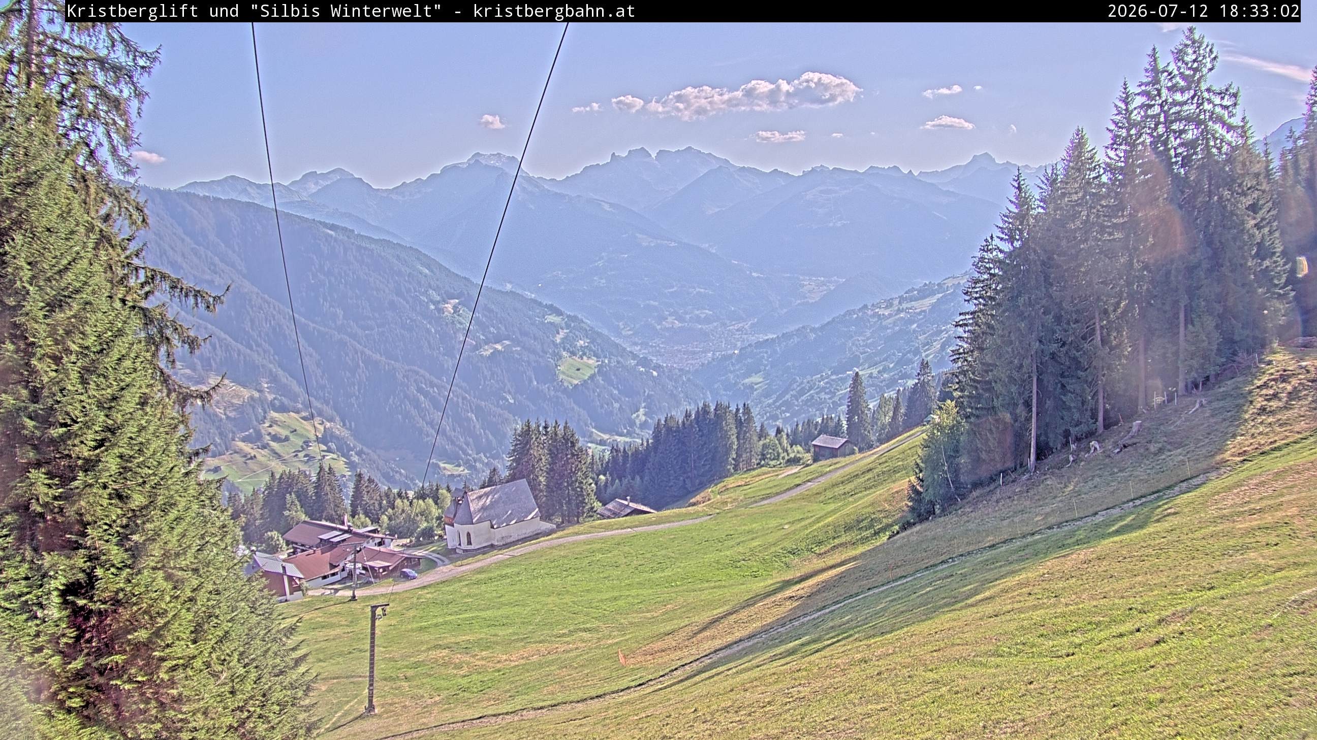 Archiv Foto Webcam Kristberg - Silbertal, St. Agatha Kirche