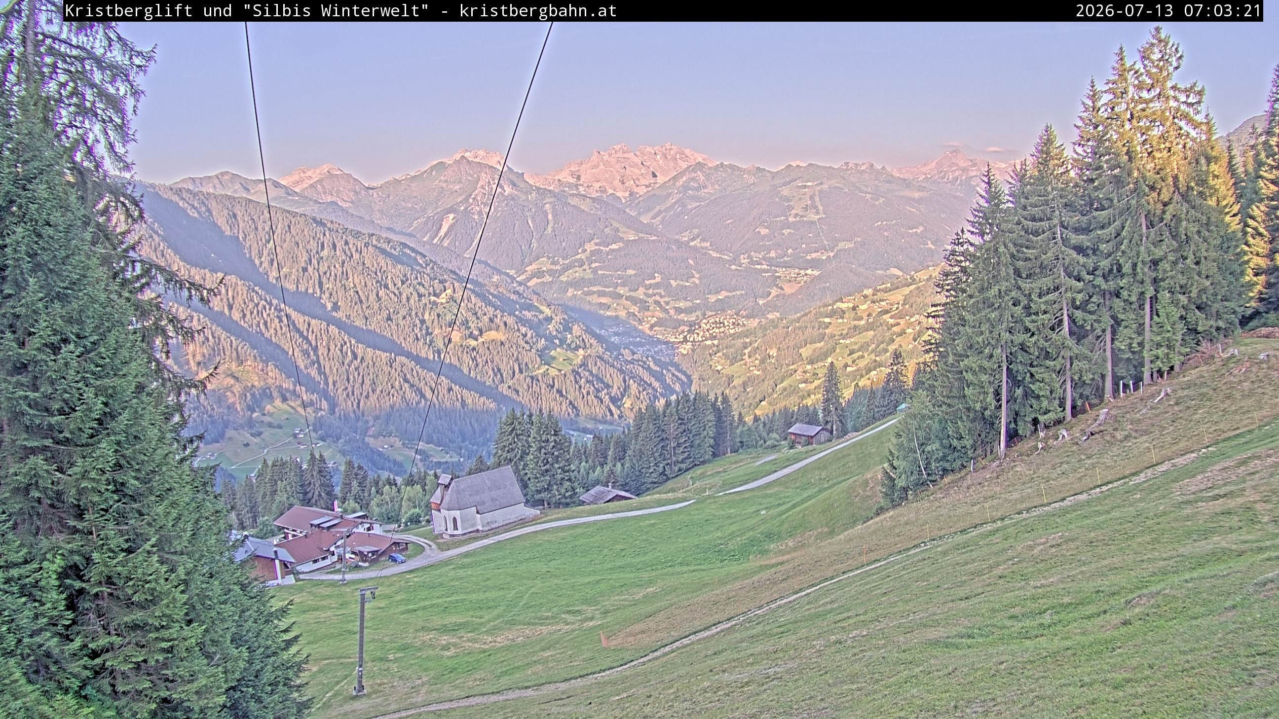 Archiv Foto Webcam Kristberg - Silbertal, St. Agatha Kirche