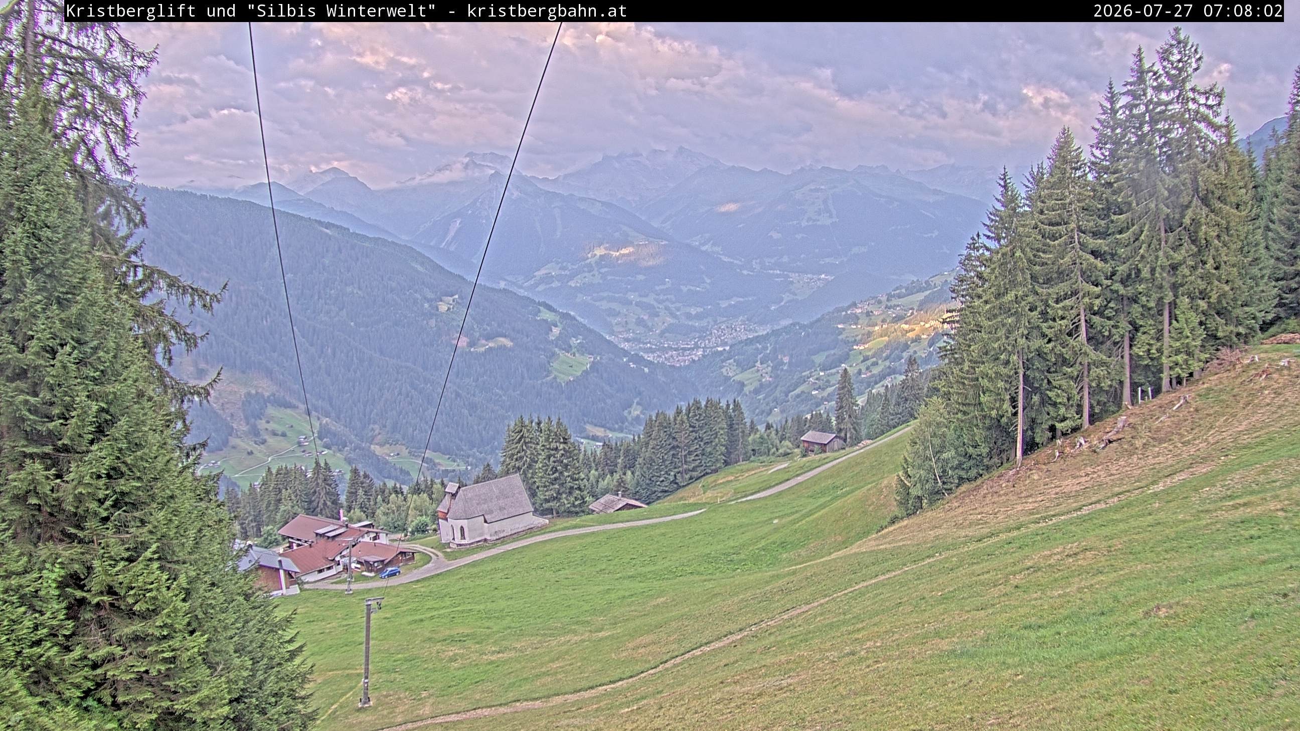 Archiv Foto Webcam Kristberg - Silbertal, St. Agatha Kirche