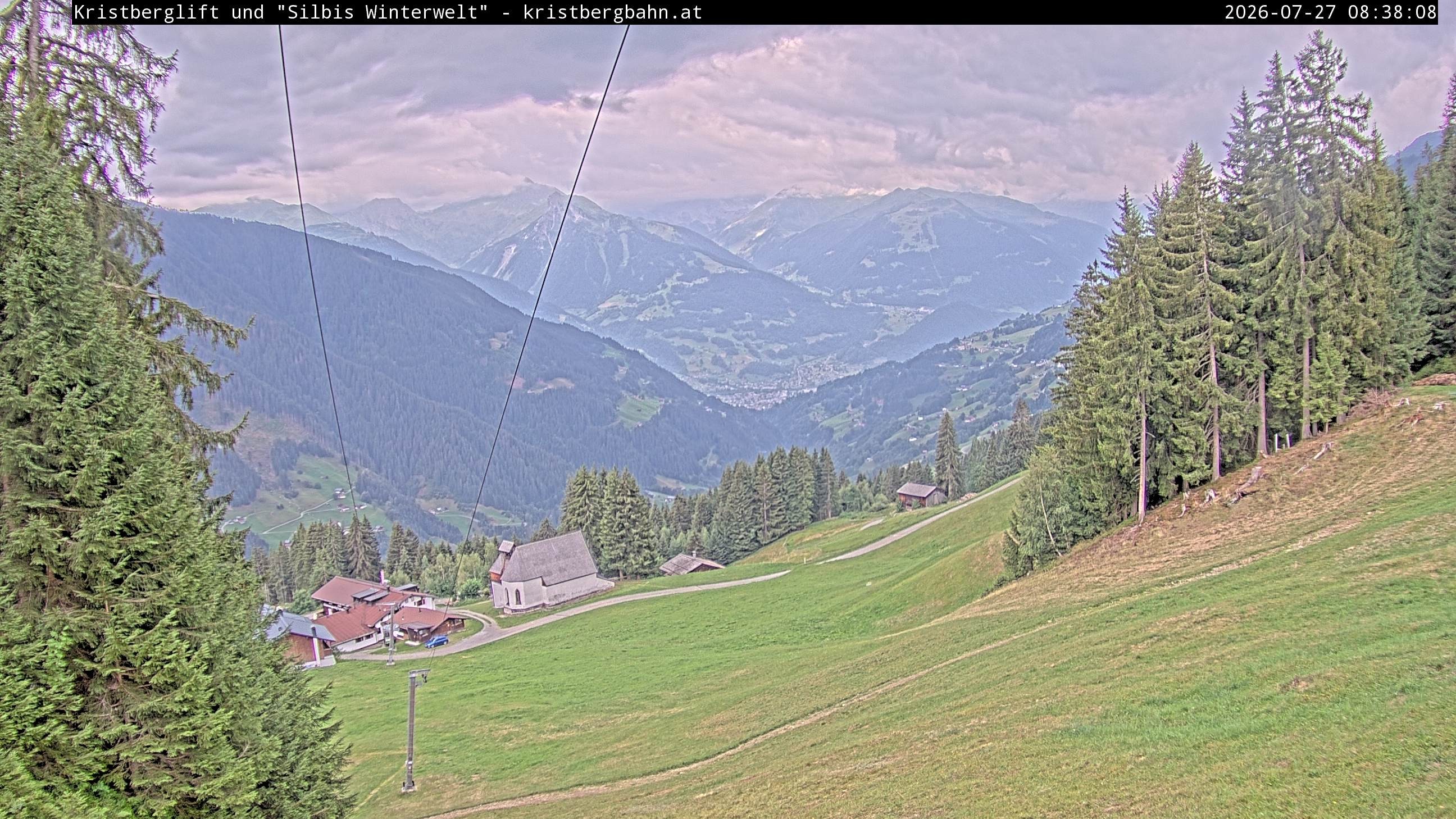 Archiv Foto Webcam Kristberg - Silbertal, St. Agatha Kirche