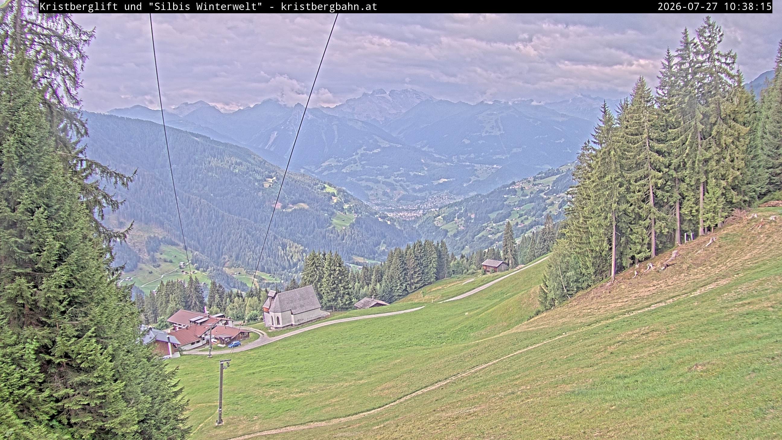Archiv Foto Webcam Kristberg - Silbertal, St. Agatha Kirche