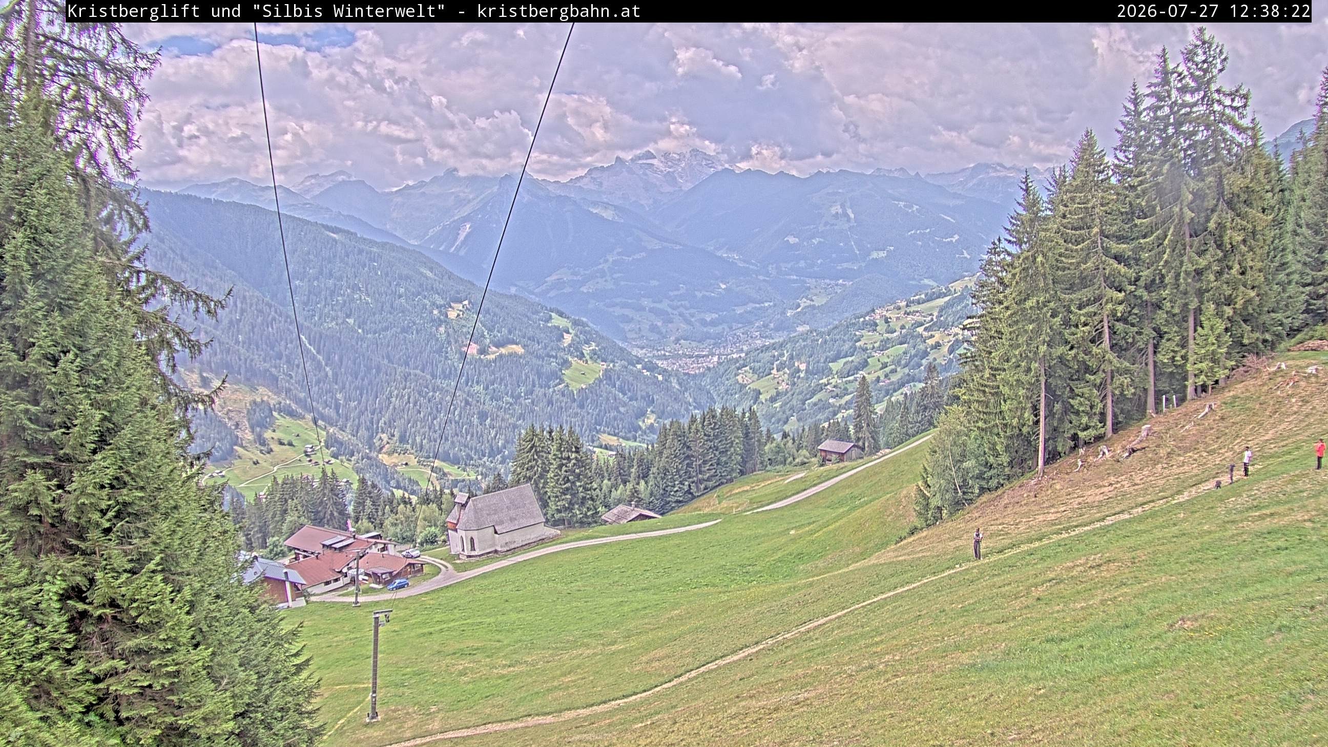Archiv Foto Webcam Kristberg - Silbertal, St. Agatha Kirche