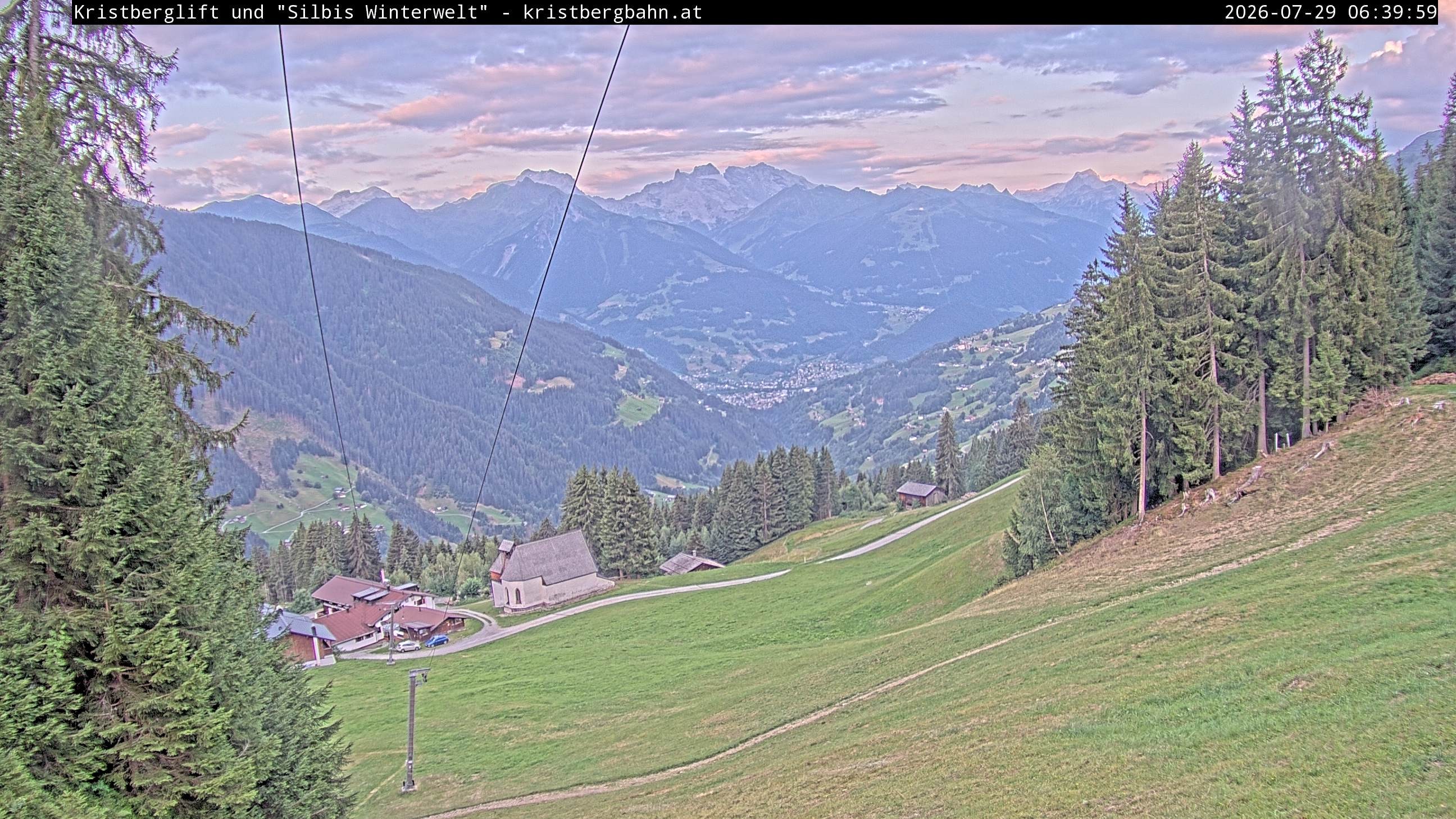 Archiv Foto Webcam Kristberg - Silbertal, St. Agatha Kirche