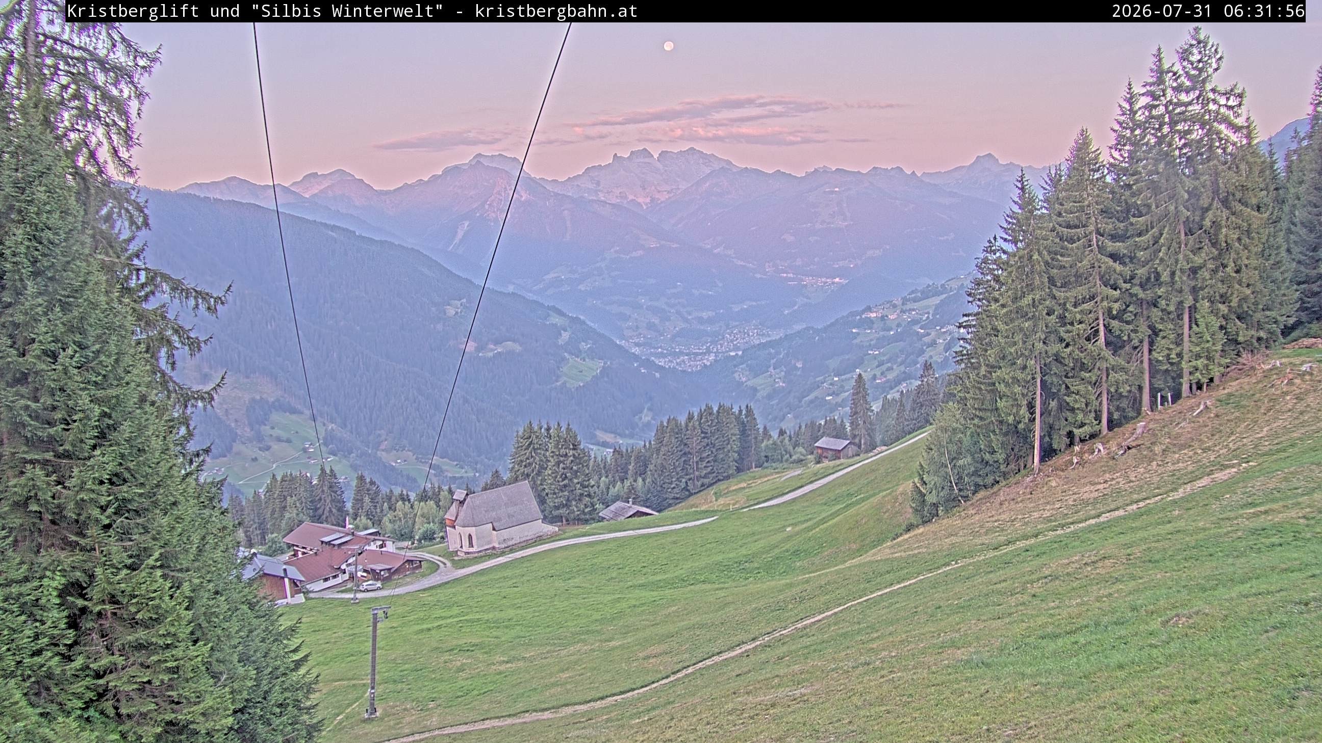 Archiv Foto Webcam Kristberg - Silbertal, St. Agatha Kirche