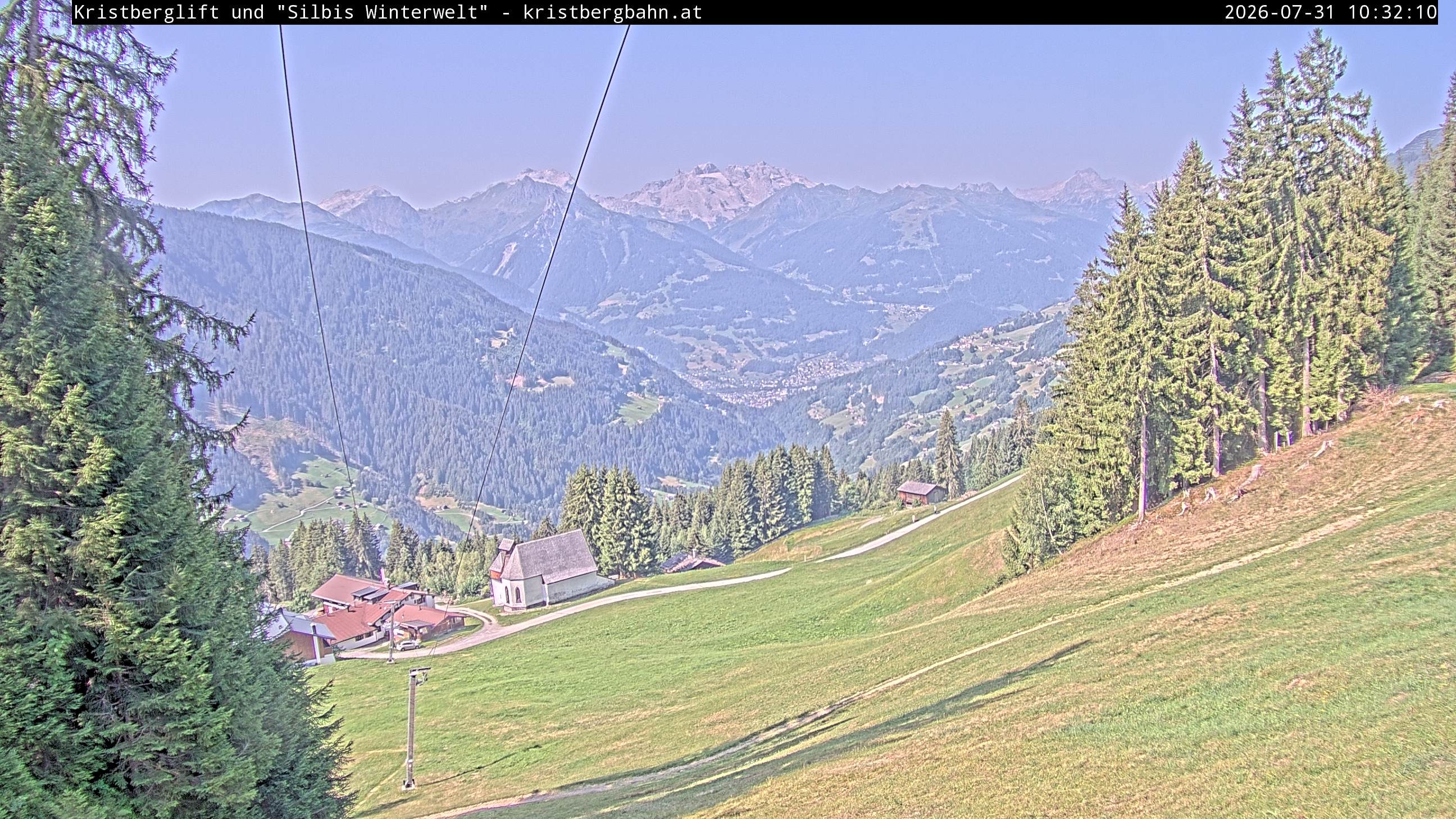 Archiv Foto Webcam Kristberg - Silbertal, St. Agatha Kirche