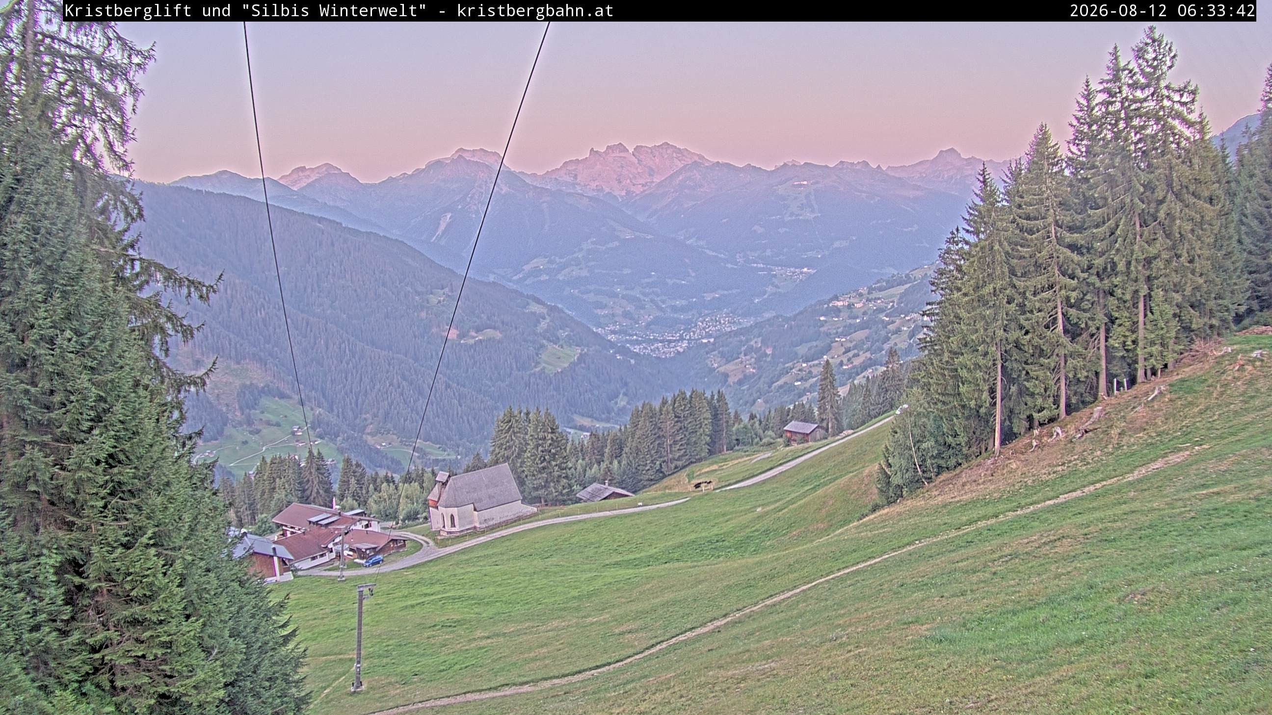 Archiv Foto Webcam Kristberg - Silbertal, St. Agatha Kirche