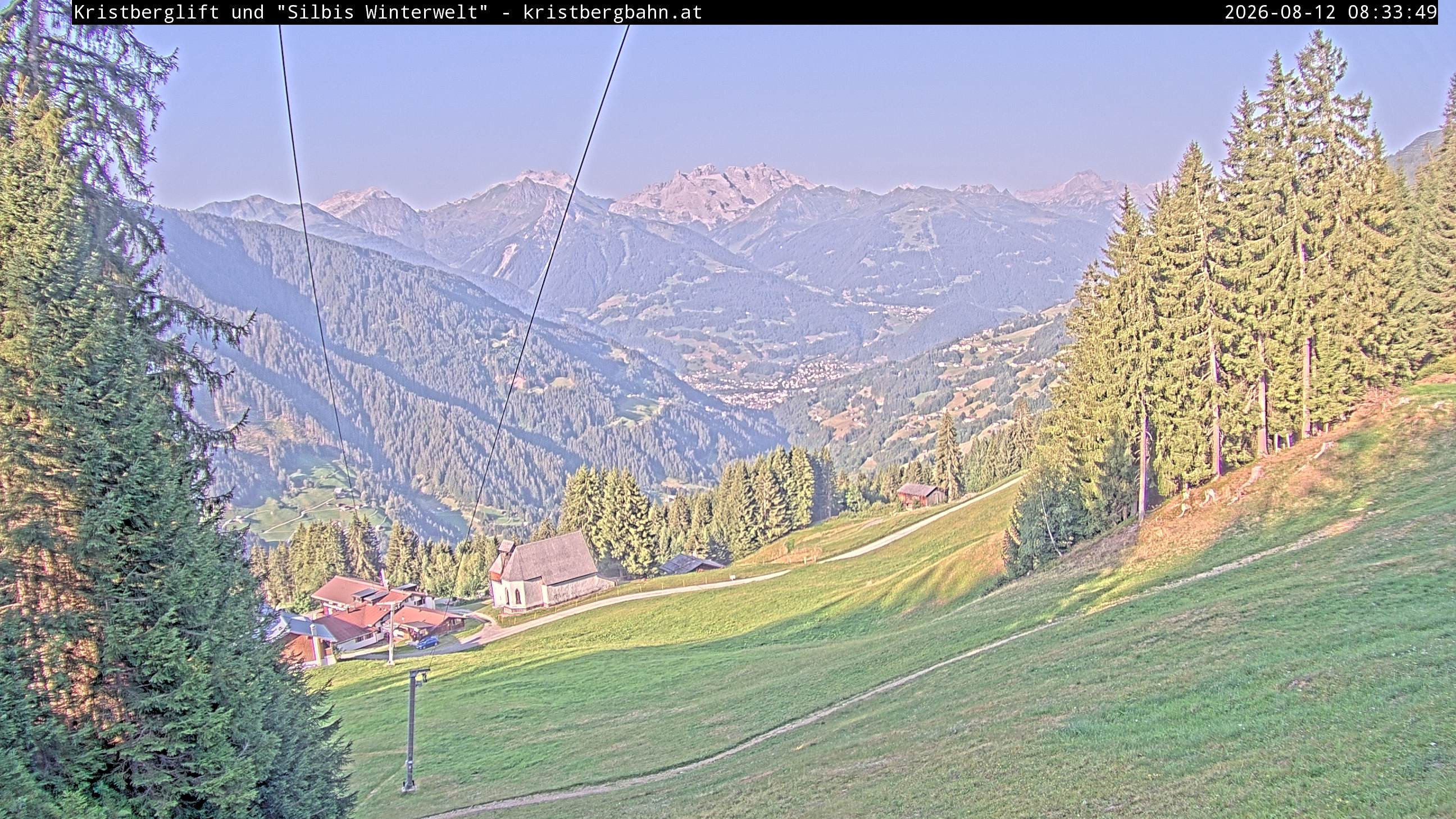 Archiv Foto Webcam Kristberg - Silbertal, St. Agatha Kirche