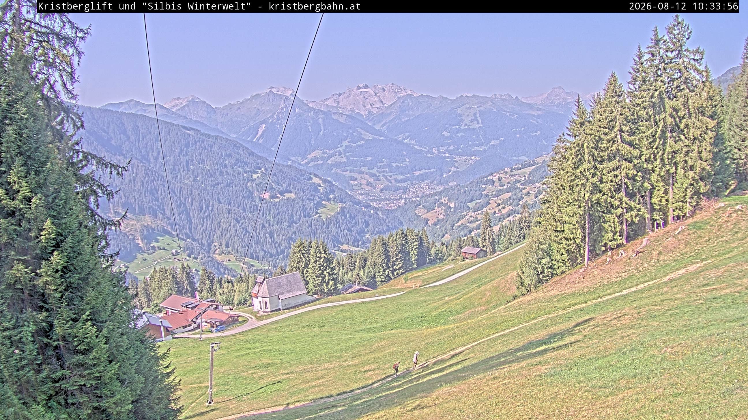 Archiv Foto Webcam Kristberg - Silbertal, St. Agatha Kirche