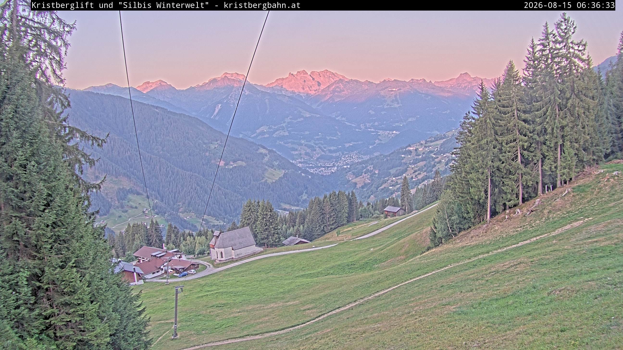 Archiv Foto Webcam Kristberg - Silbertal, St. Agatha Kirche