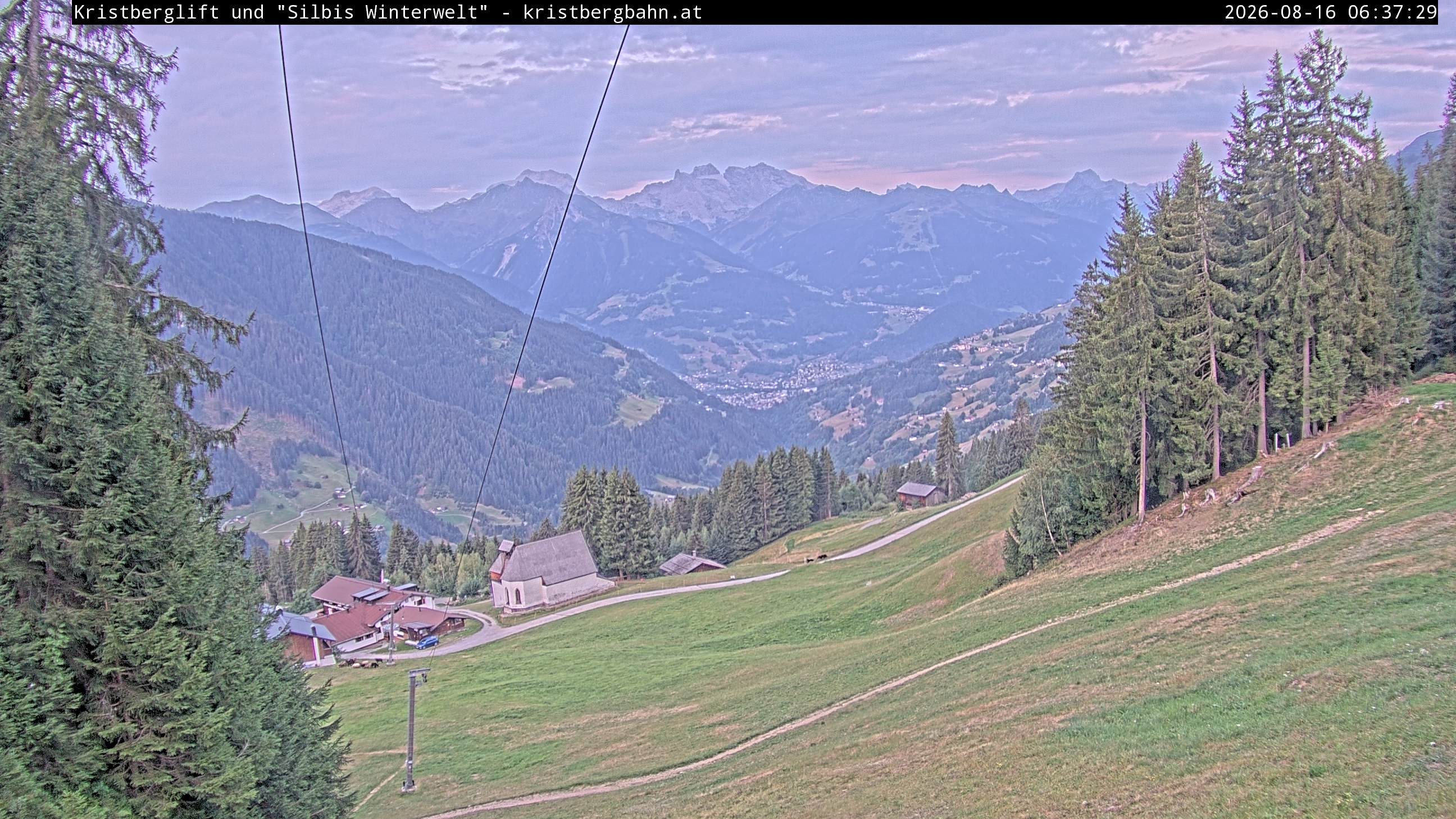 Archiv Foto Webcam Kristberg - Silbertal, St. Agatha Kirche