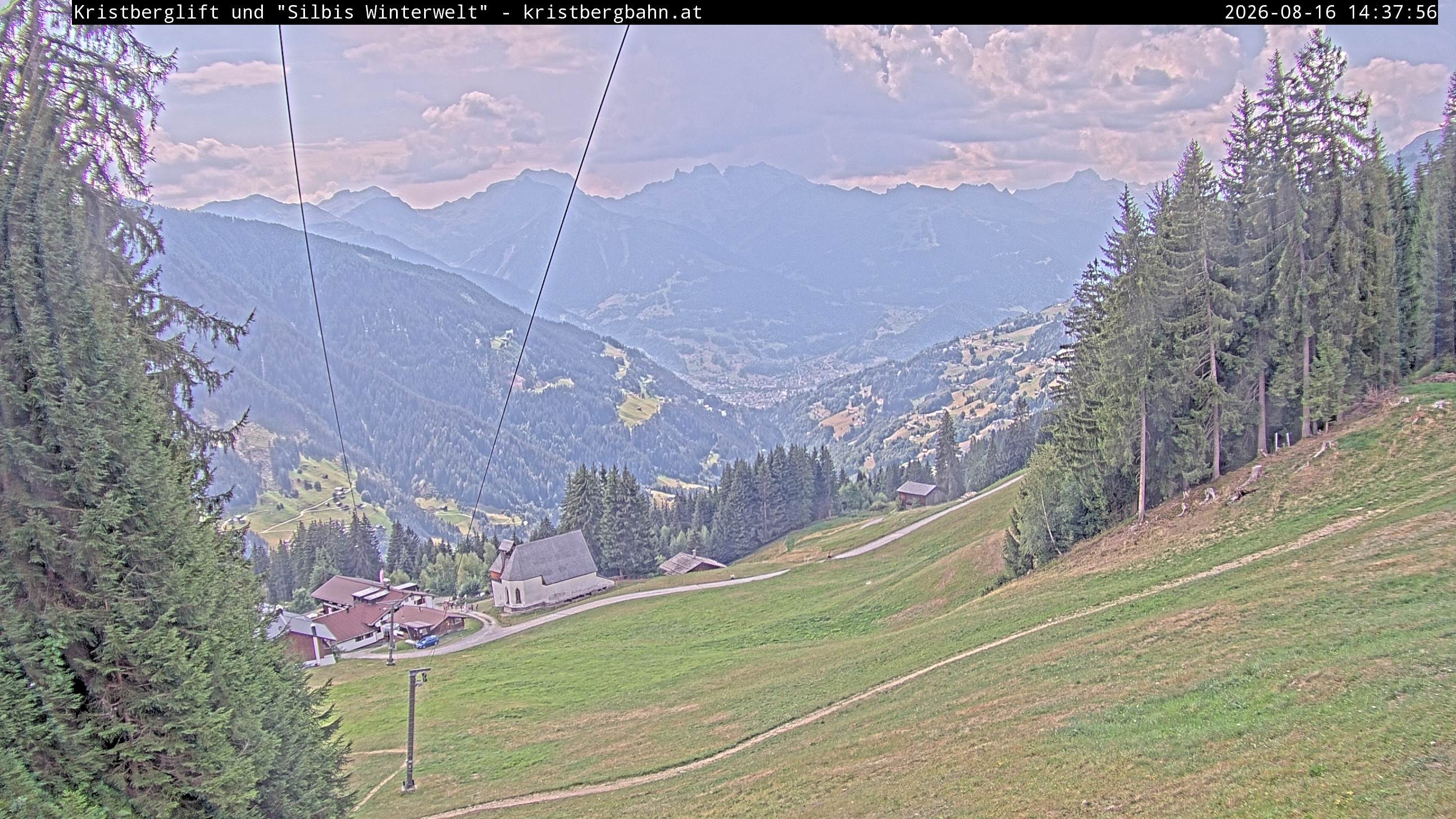 Archiv Foto Webcam Kristberg - Silbertal, St. Agatha Kirche